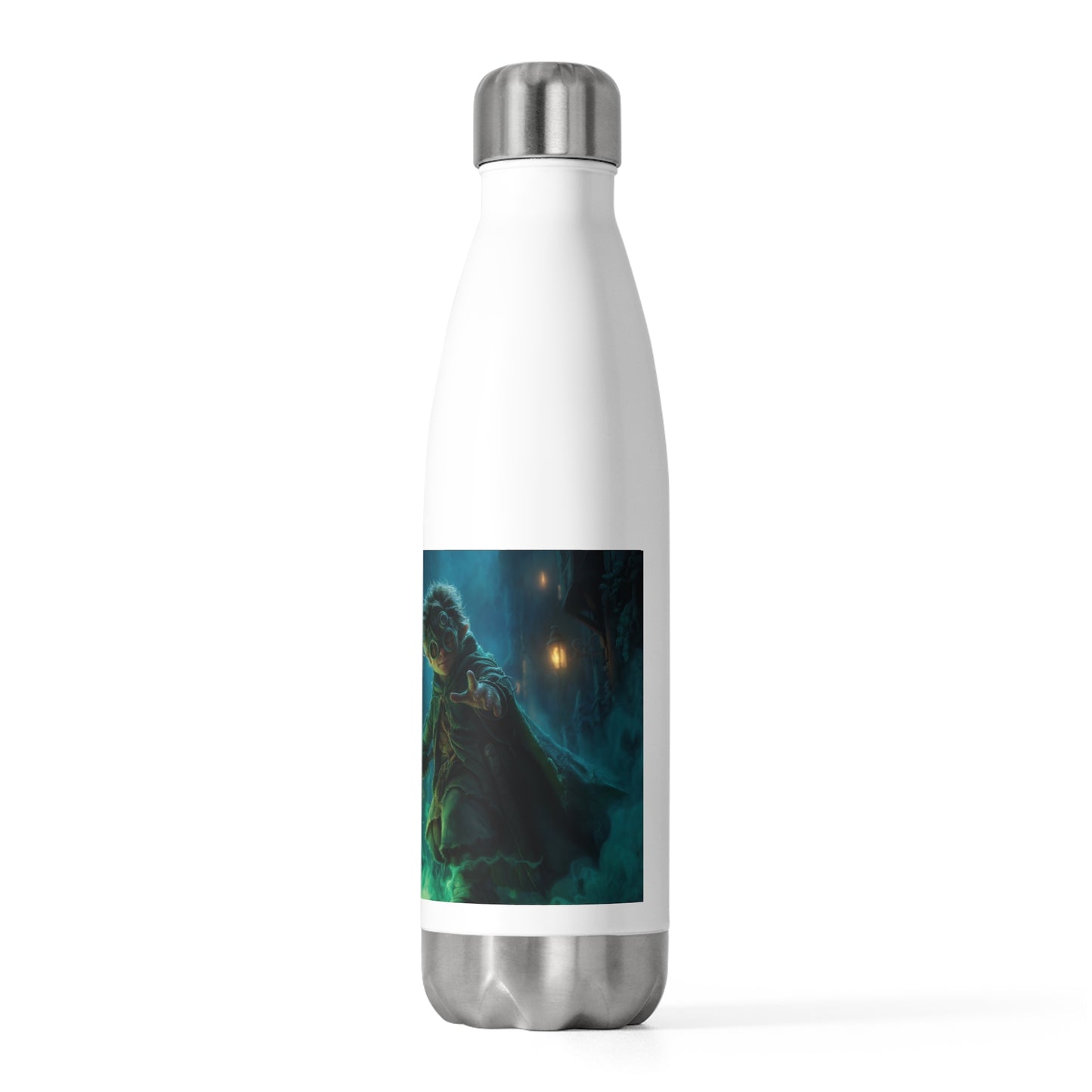 Green-Eyed Apprentice Swordbearer 20oz Insulated Bottle – Midnight Alley Luminescence