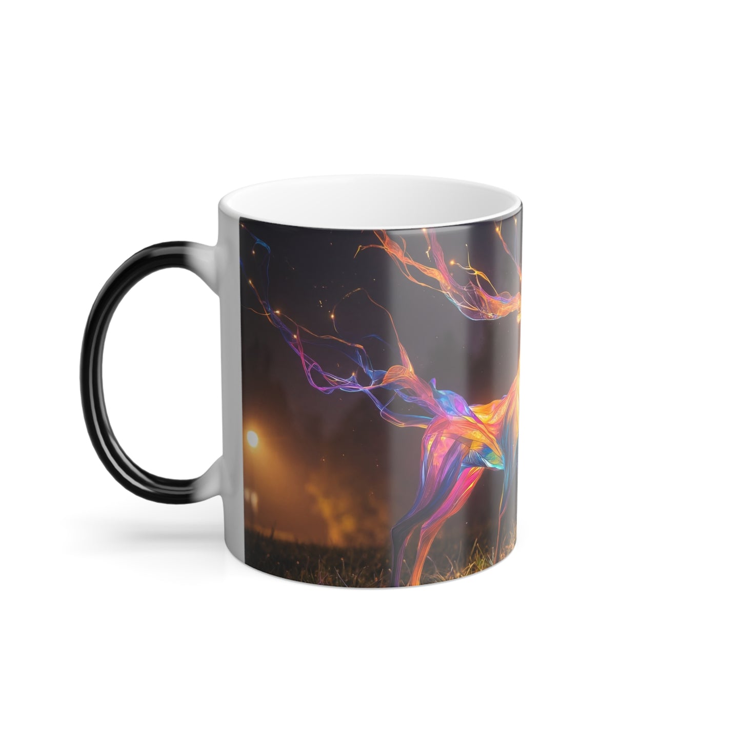 Luminous Deer Color Morphing Mug, 11oz – Ethereal Forest Guardian