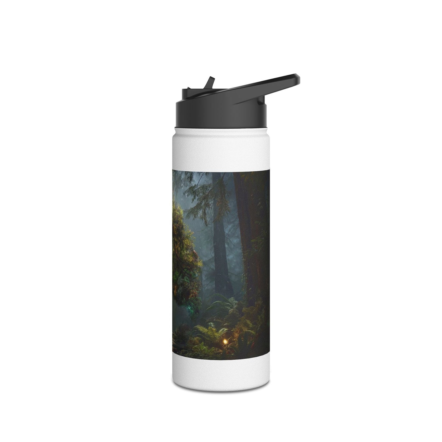 Lungs of the Earth Stainless Steel Water Bottle, Standard Lid – Sacred Forest Breath