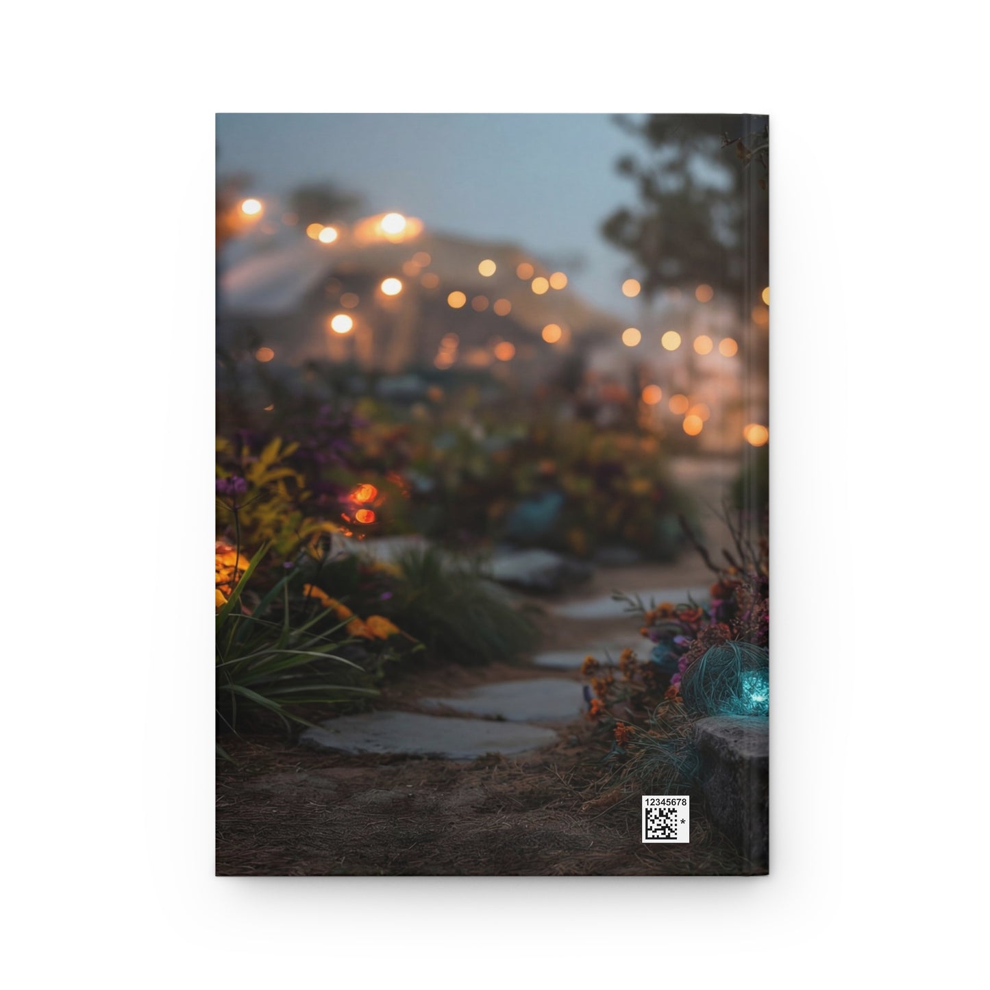 Whispering Grove Hardcover Journal Matte – Glowlit Path Through Enchanted Wilds