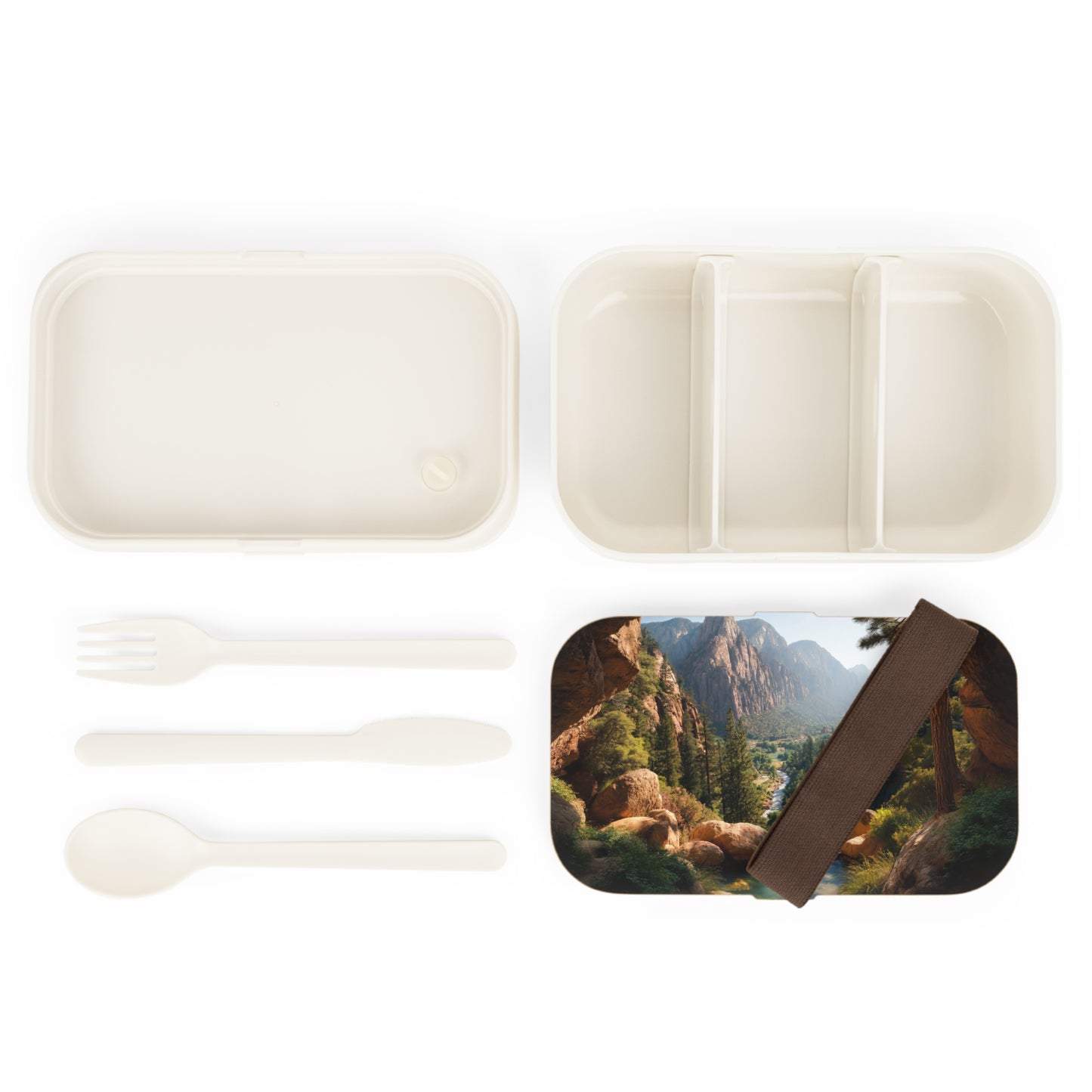 Canyon River Vista Bento Lunch Box – Sunlit Gorge Escape
