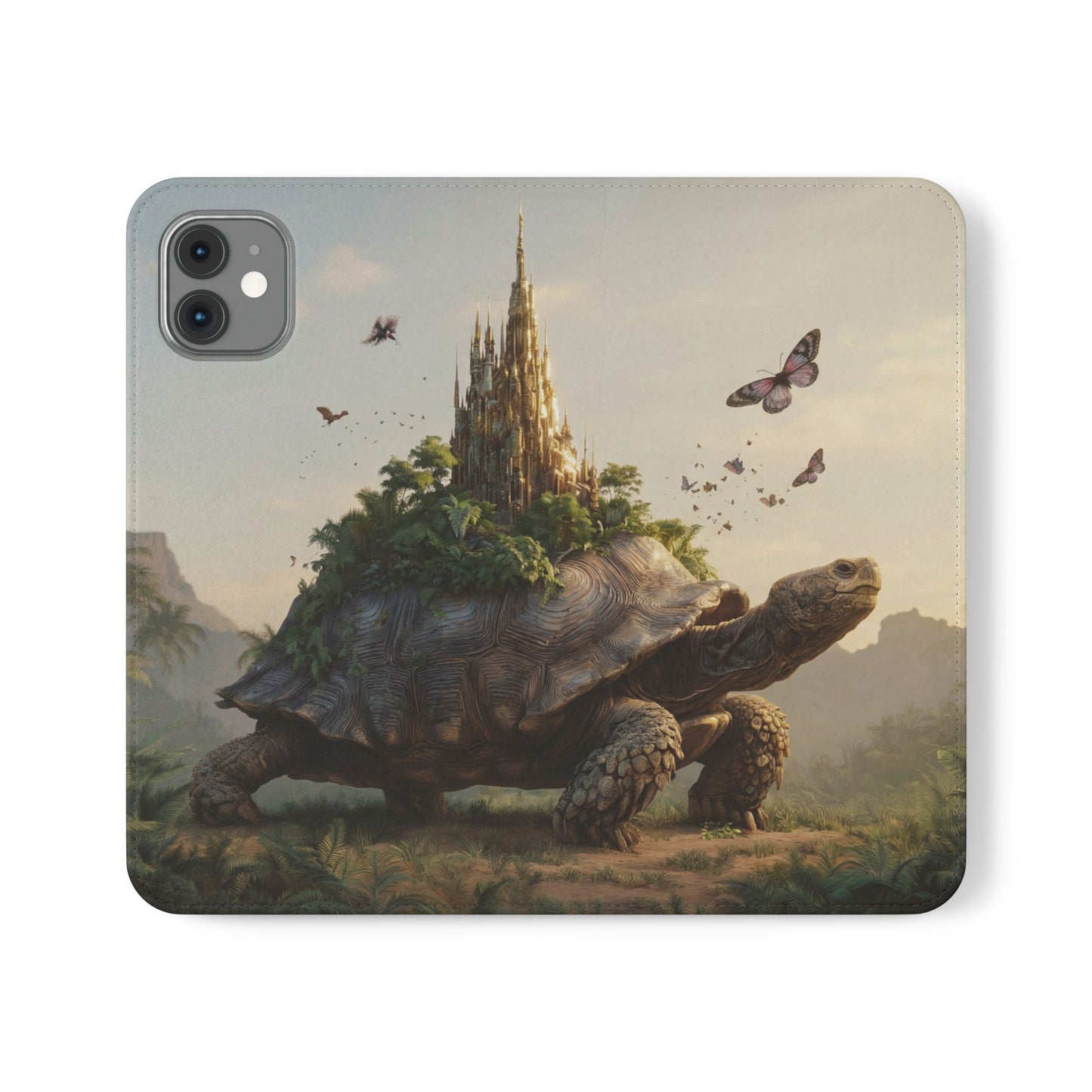 Castle Turtle Flip Cases – Golden Spire Jungle Guardian