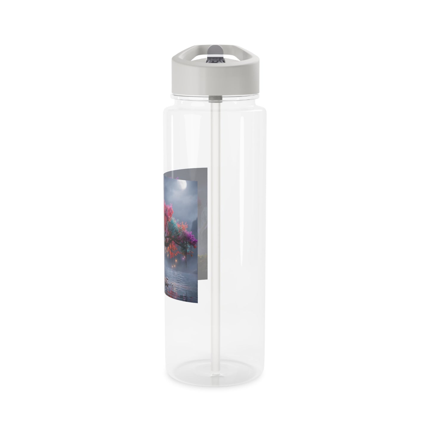 Prism-Leaf Titan Tritan Water Bottle – Radiant Canopy Nightlight