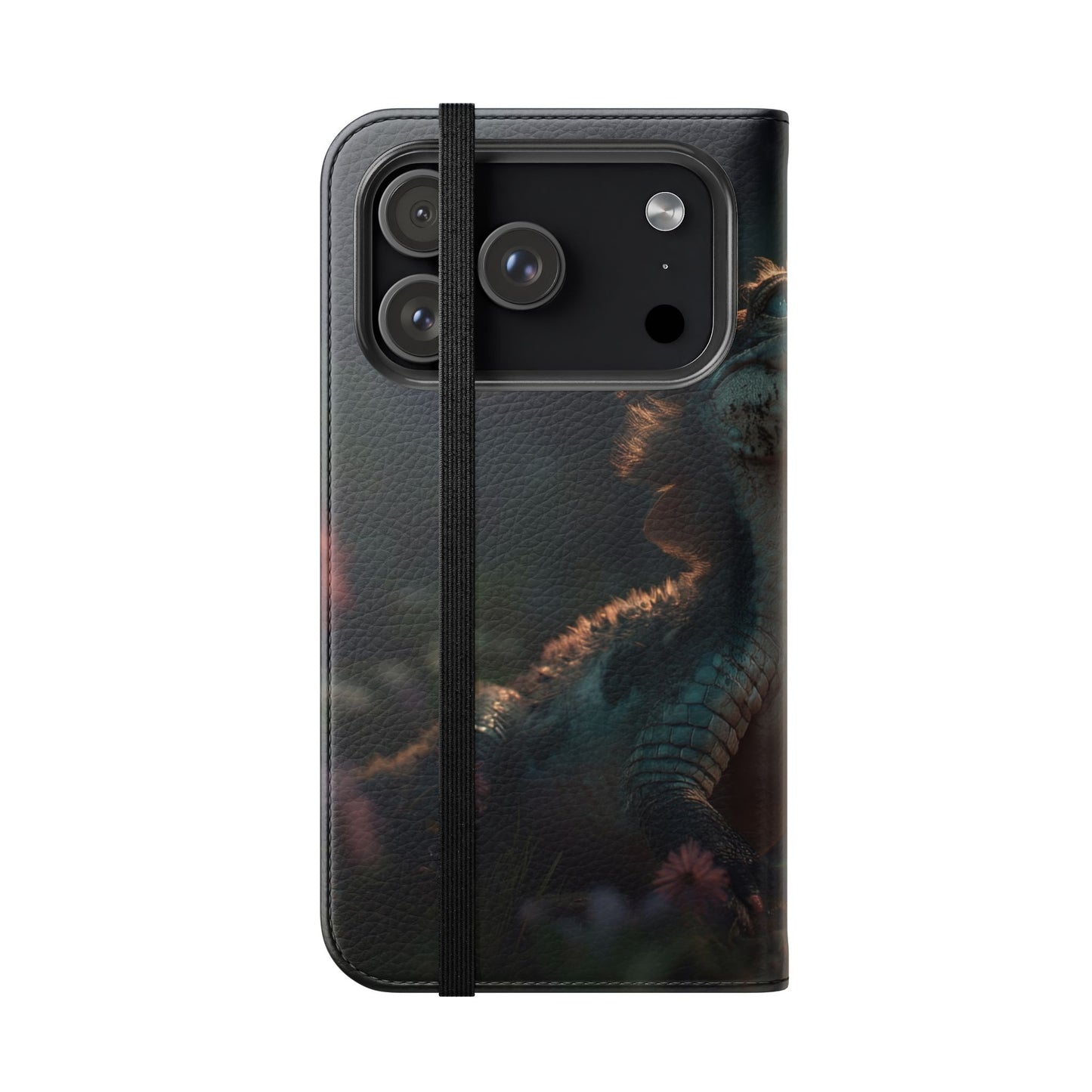 Crocodile Butterfly Flip Cases – Tender Guardian with Moth Companion