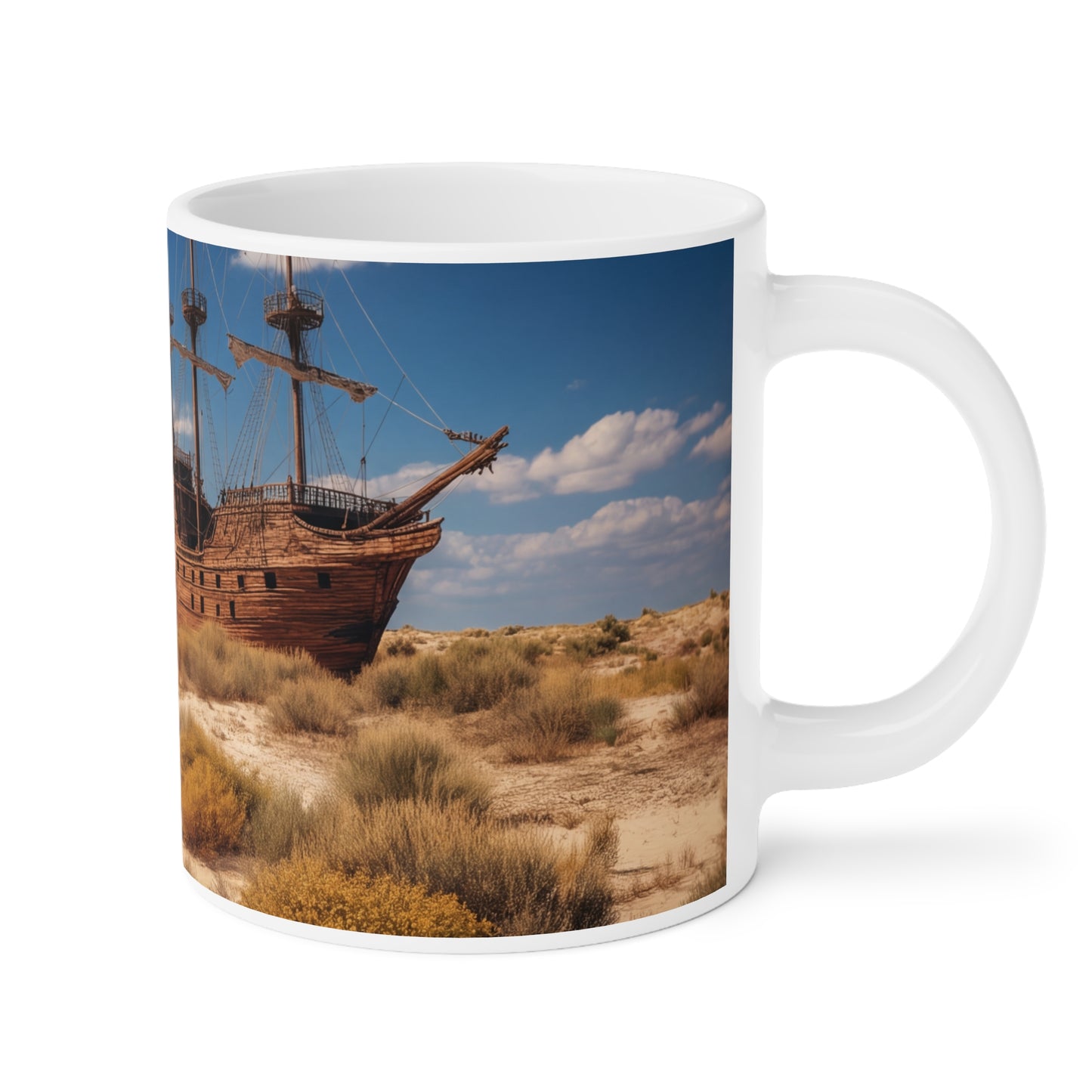 Abandoned Galleon Ceramic Mugs (11oz\15oz\20oz) – Deserted Shipwreck Dreamscape
