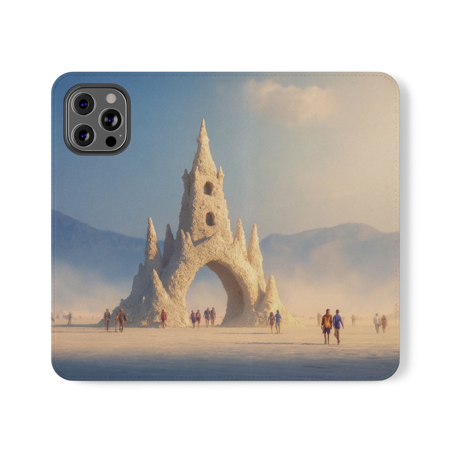 White Tower Flip Cases – Salt Desert Gateway Art