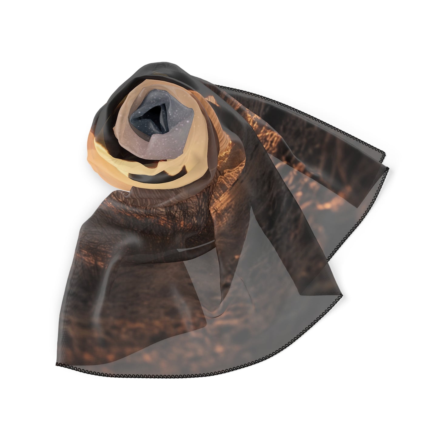 Starlit Pyramids Cat Scarf – Whispers of Ancient Night