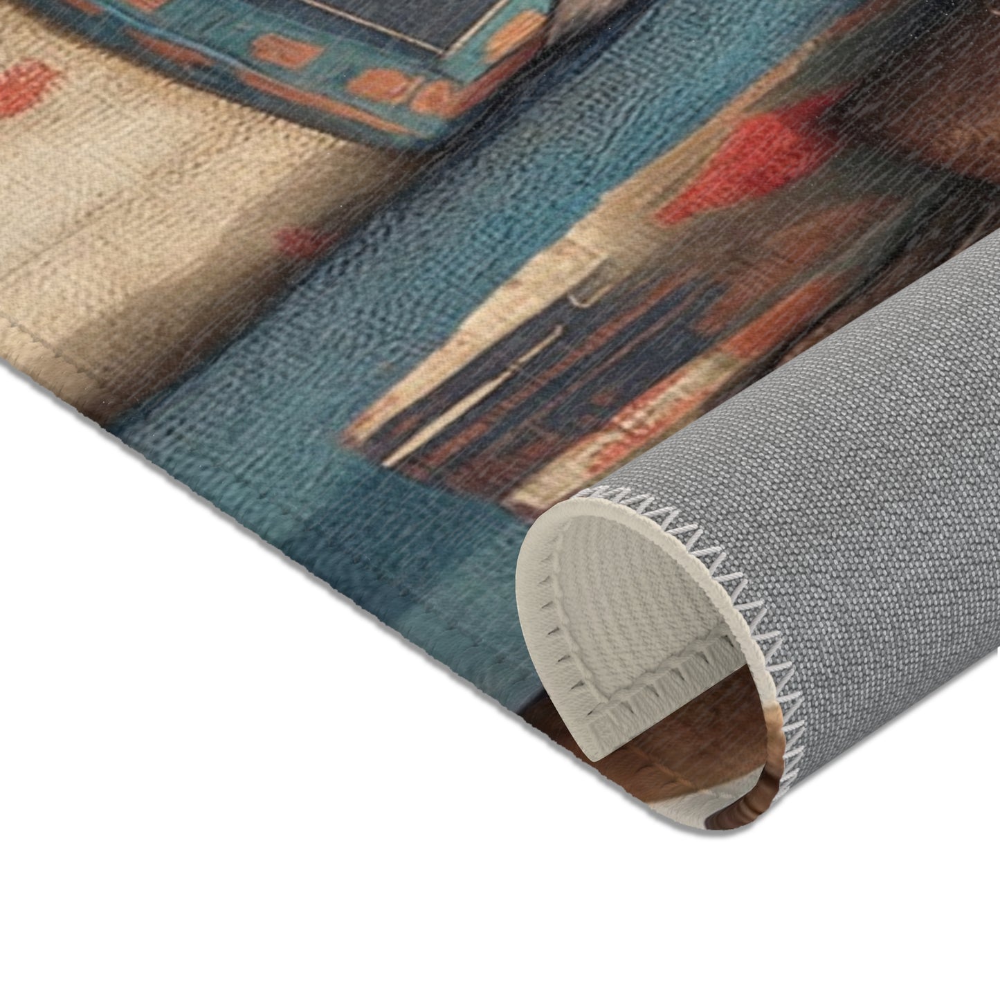 Wandering Herbalist Area Rug – Sunlit Forest Pathway