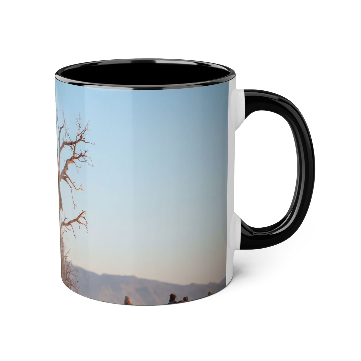 Treehouse Clock Accent Mugs, 11oz – Wanderer’s Hourglass Journey
