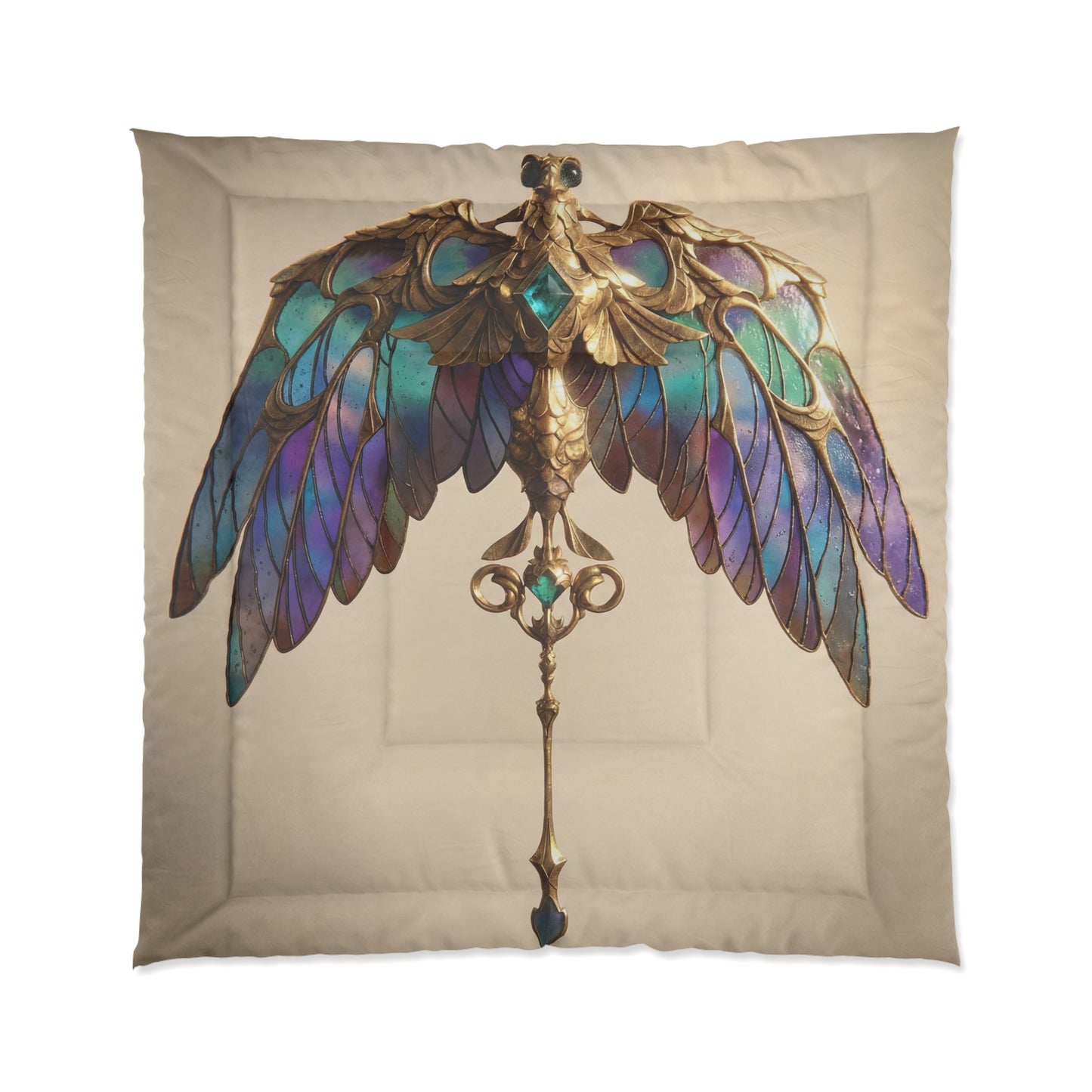Celestial Phoenix Key Comforter – Wings of Twilight Dreamscape