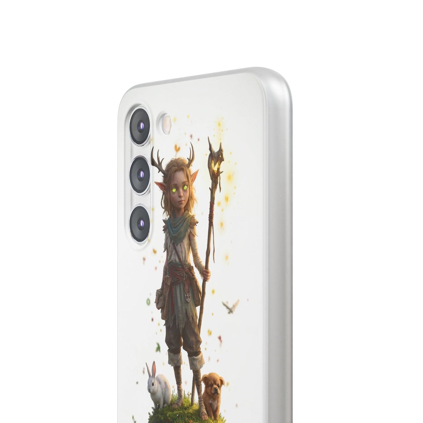 Forest Sentinel Flexi Cases – Luminescent Deerhorn Guardian