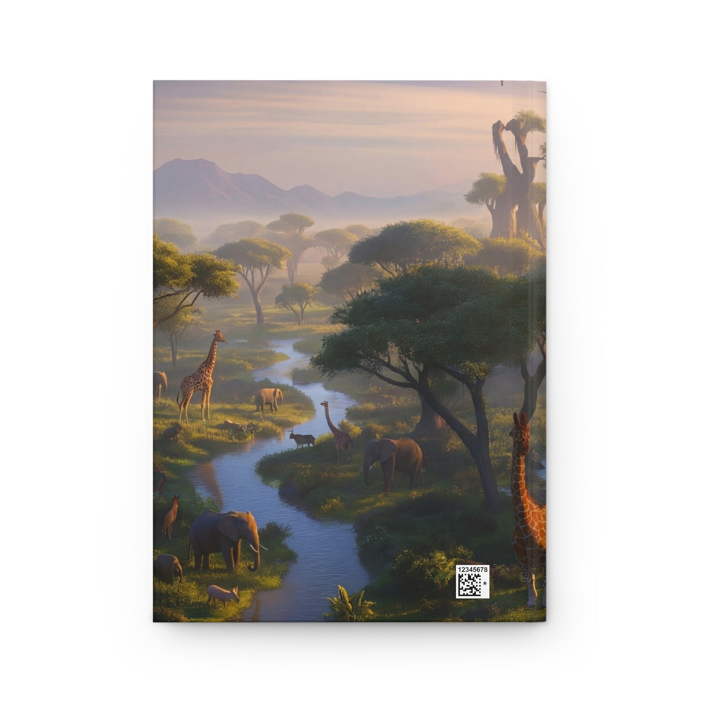 Treehouse Sanctuary Journal Matte – Golden Dawn in the Savannah