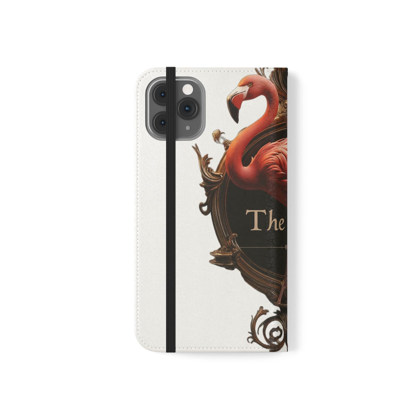 The Ritz Flamingo Flip Cases – Gilded Ornate Frame Art Design