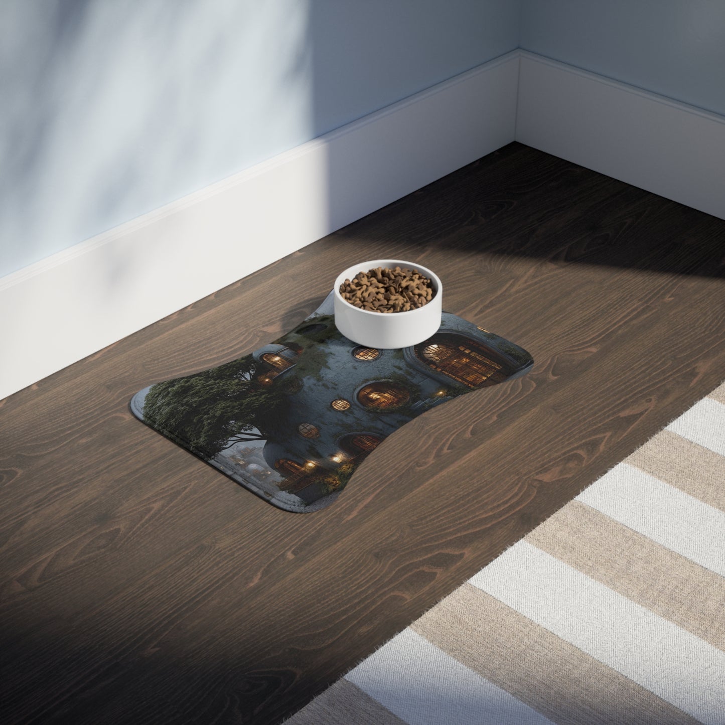 Moonlit Treehouse Dome Mat – Whispers of the Ancient Grove