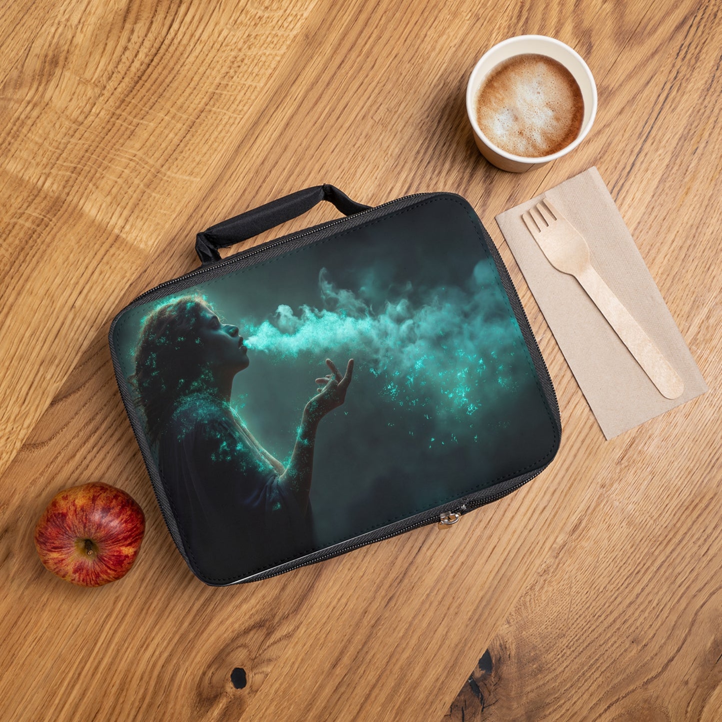 Whispering Enchantress Lunch Bag – Azure Dust & Veil of Magic