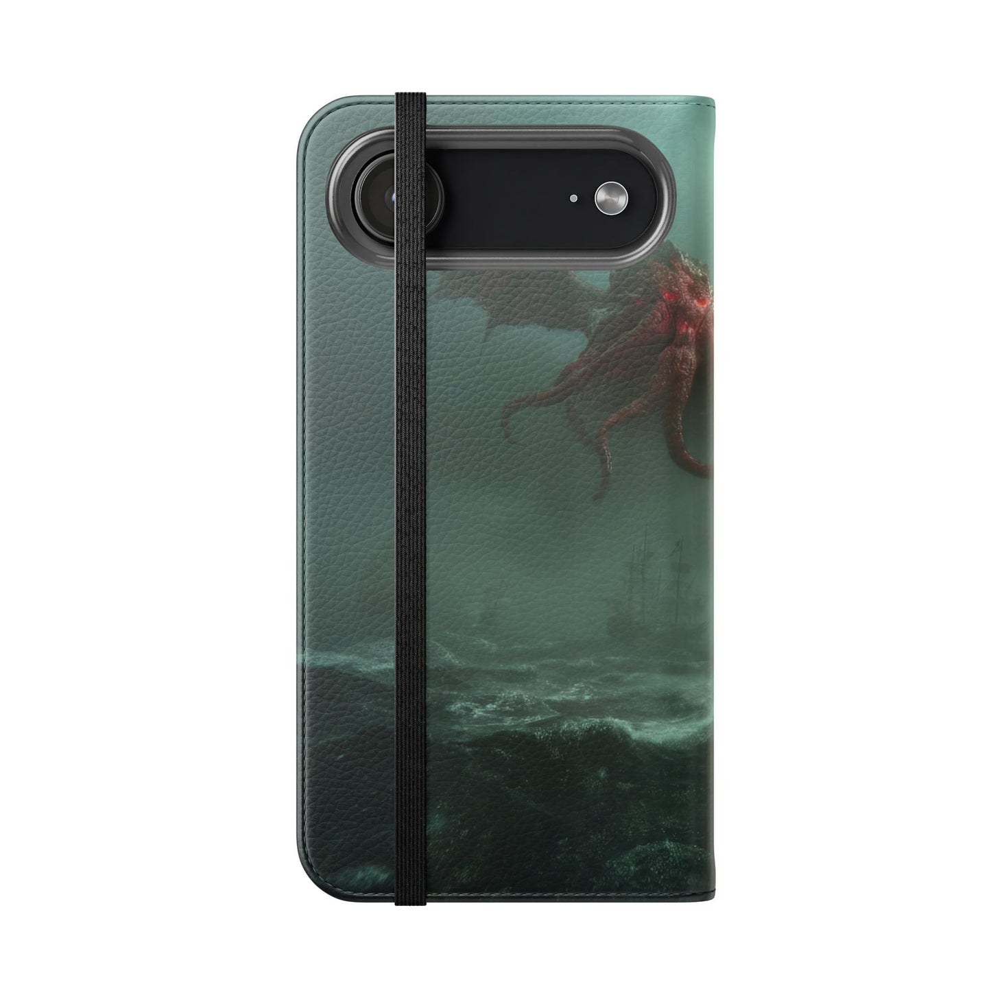 Leviathan Dragon Flip Cases – Crimson Sentinel at Sea
