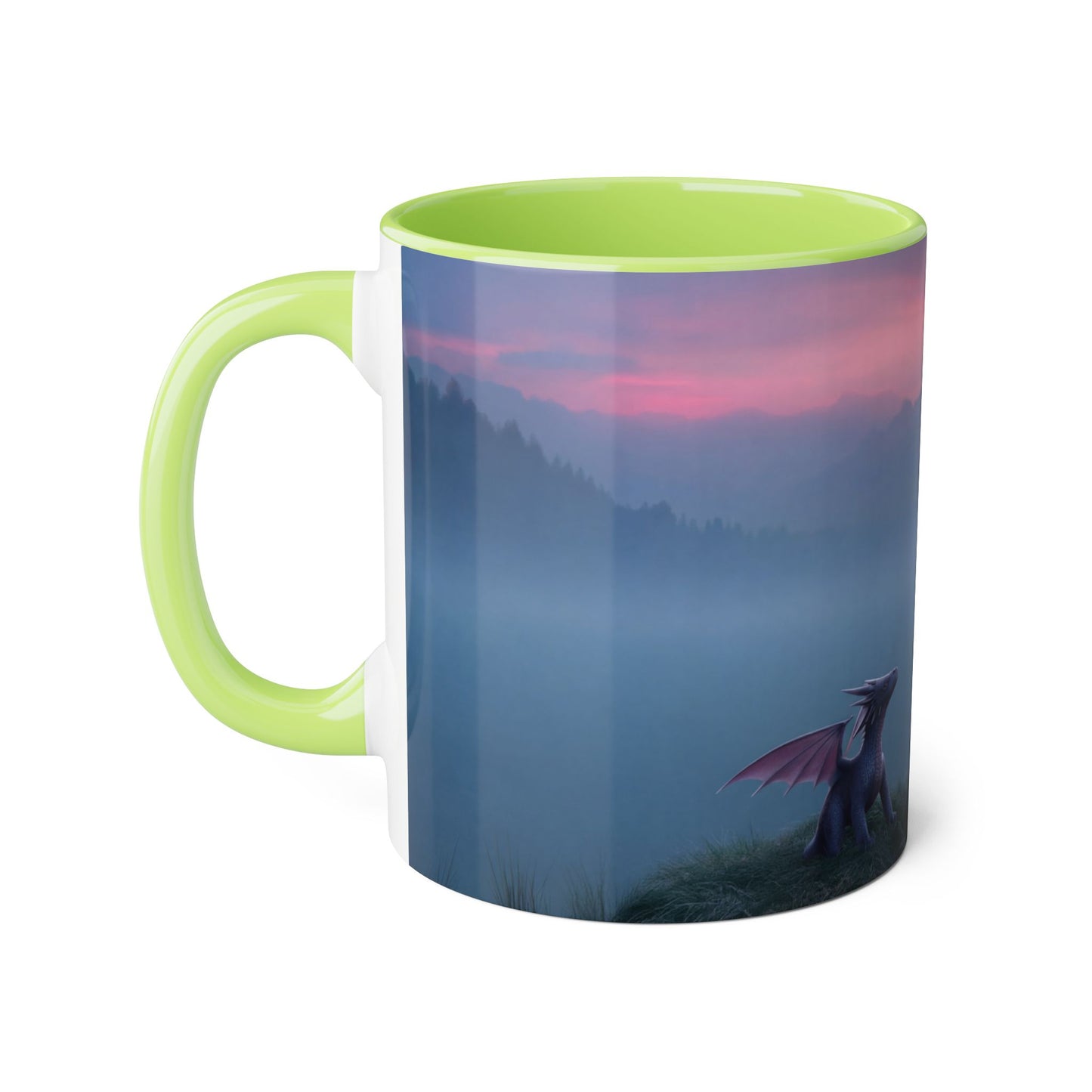 Guardian and Dragon Accent Mugs, 11oz – Twilight Vigil Companionship