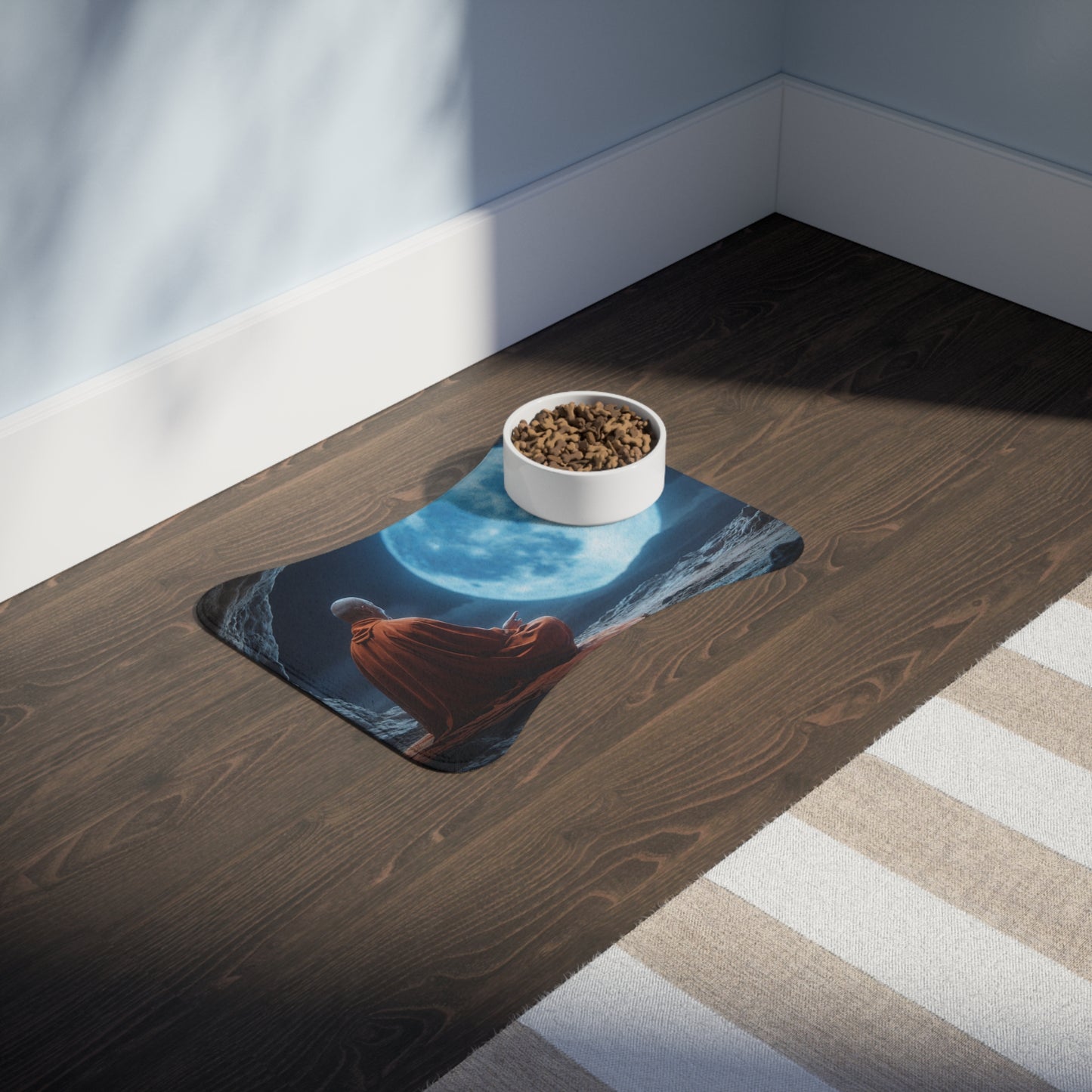 Moonlit Meditation Mat – Serene Cave Glow Design