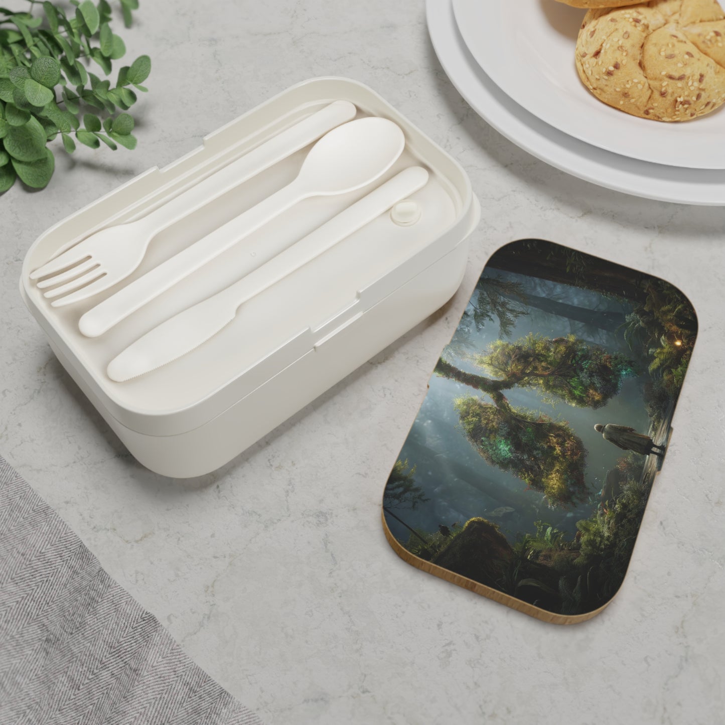 Lungs of the Forest Bento Lunch Box – Where Breath Meets Bloom