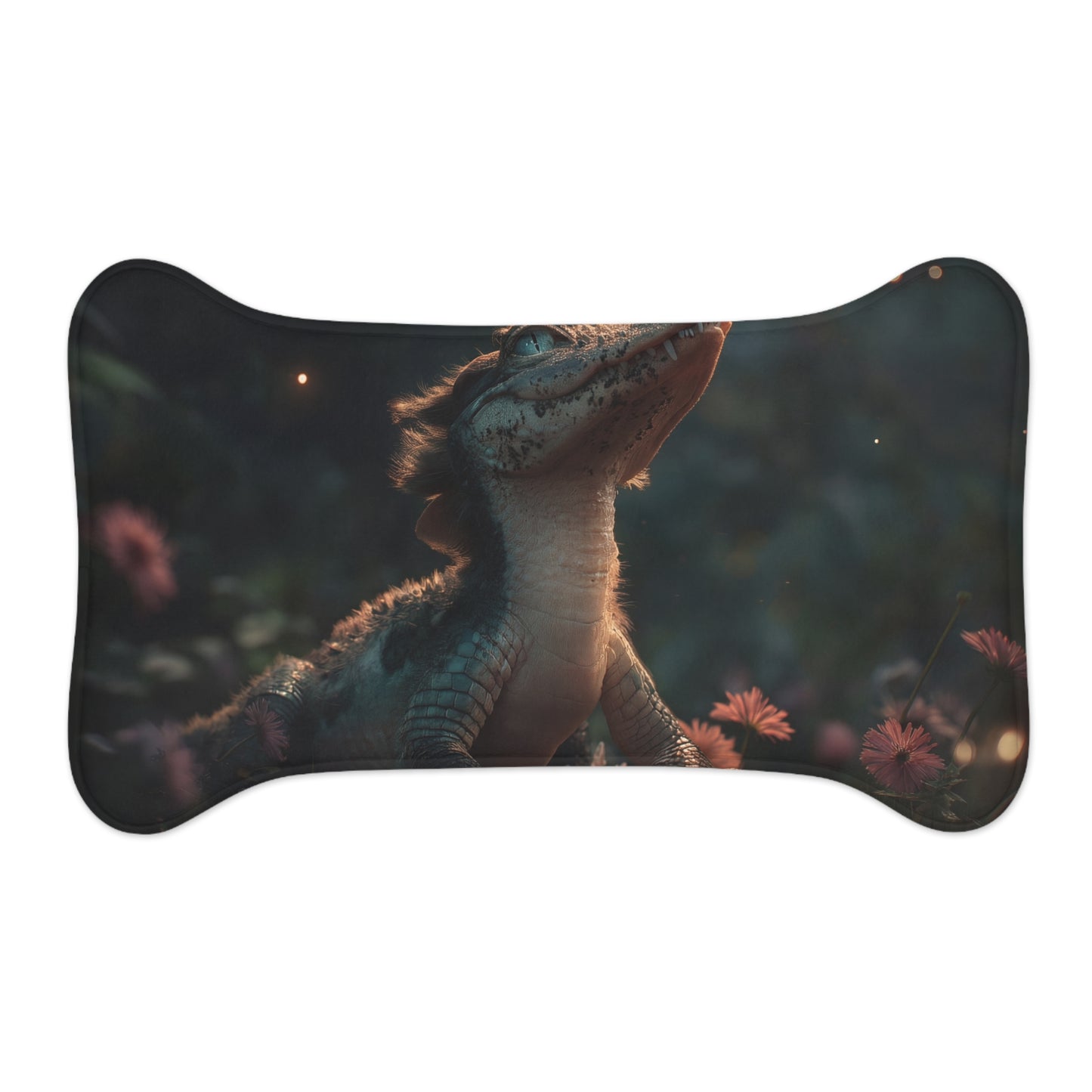 Baby Croc Butterfly Pet Feeding Mats – Tender Garden Encounter Scene