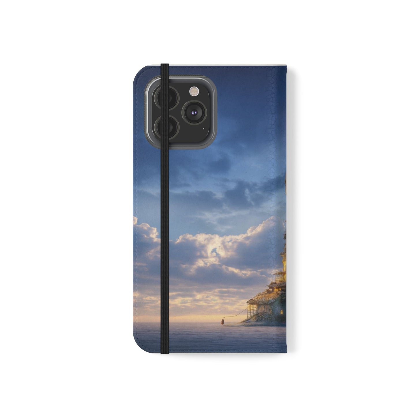 Twilight Sentinel Flip Cases – Lighthouse on a Storm-Tossed Sea
