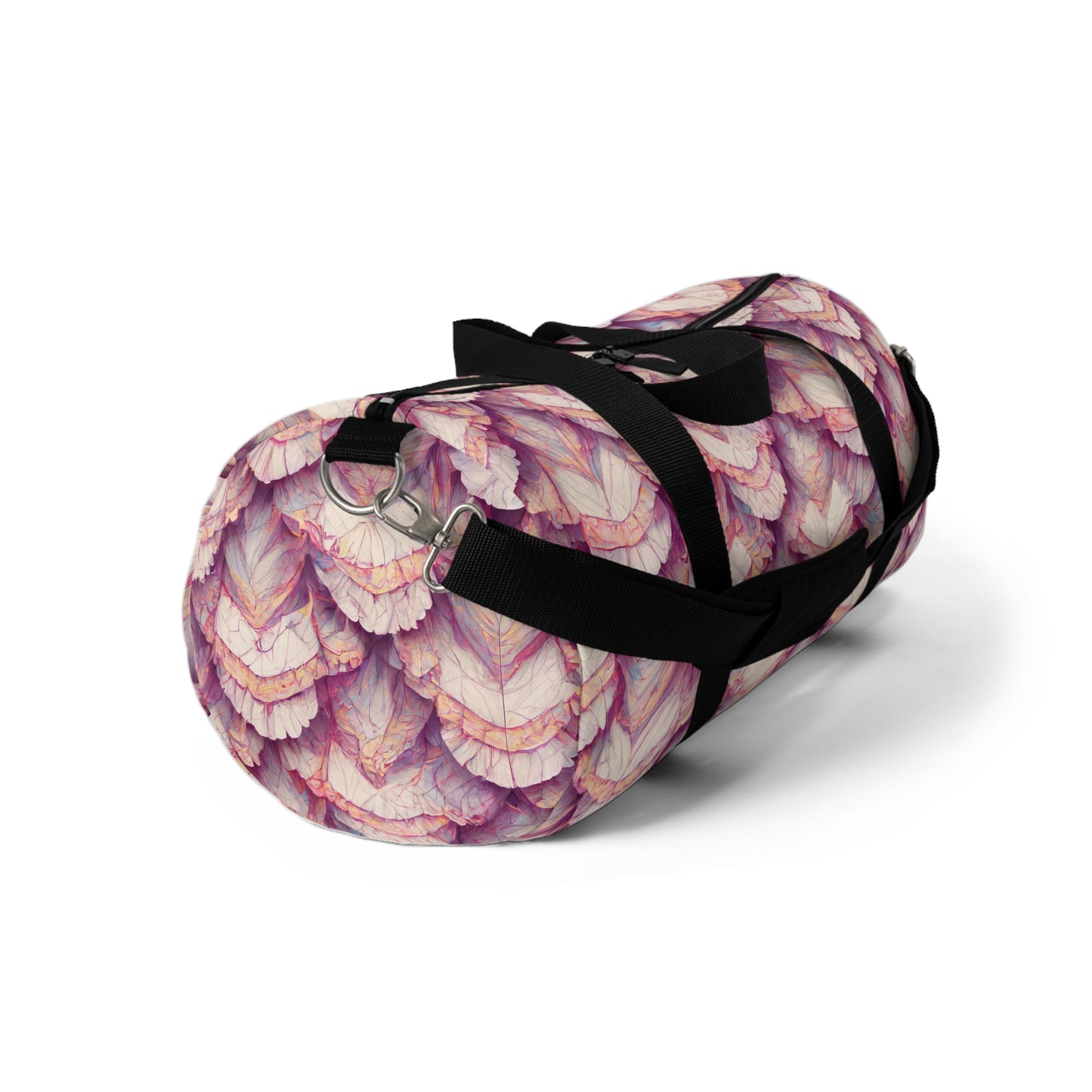 an abstract continuous seamless pattern fairycore ruffles - Duffel Bag