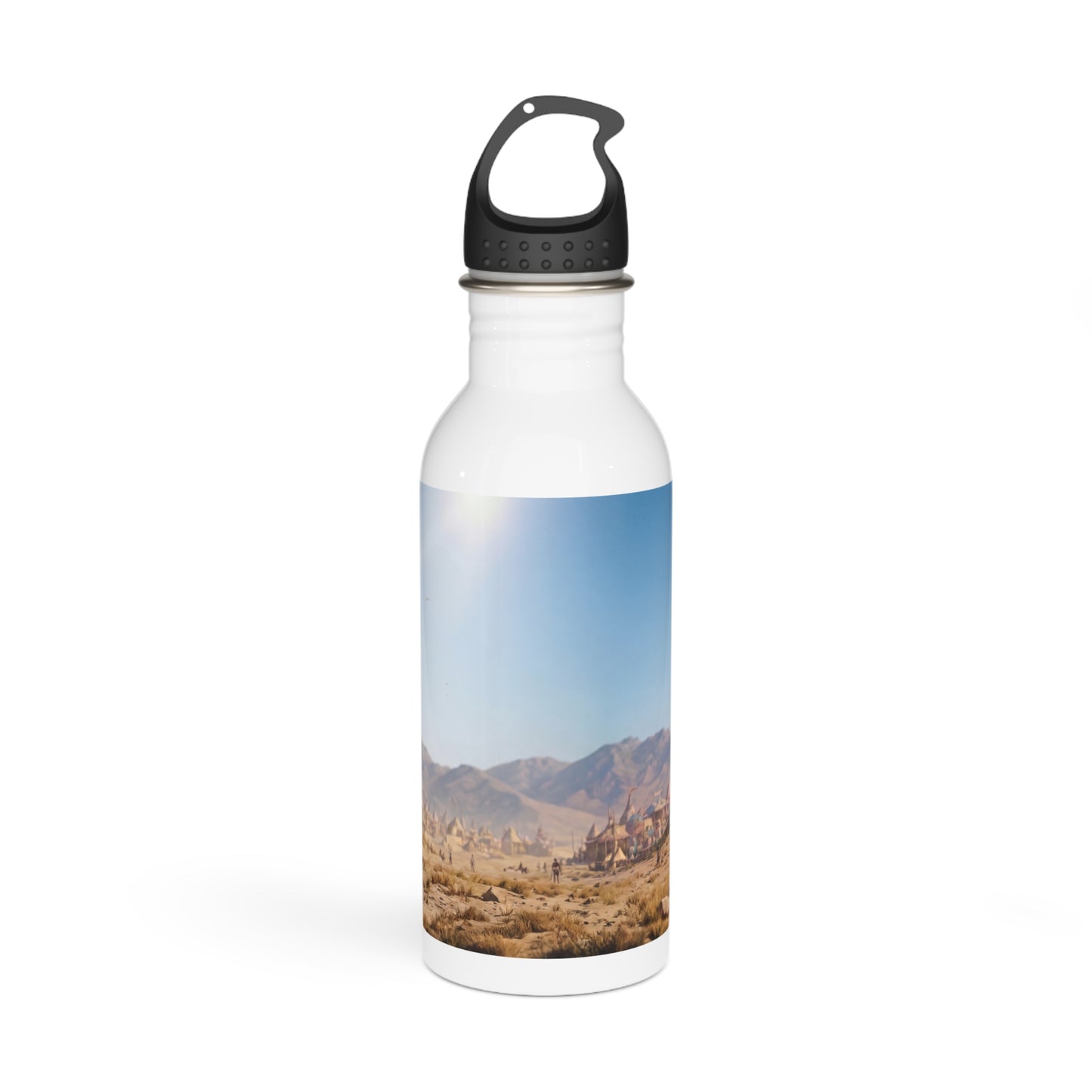 Desert Citadel Water Bottle – Sunlit Gateway to a Forgotten Realm