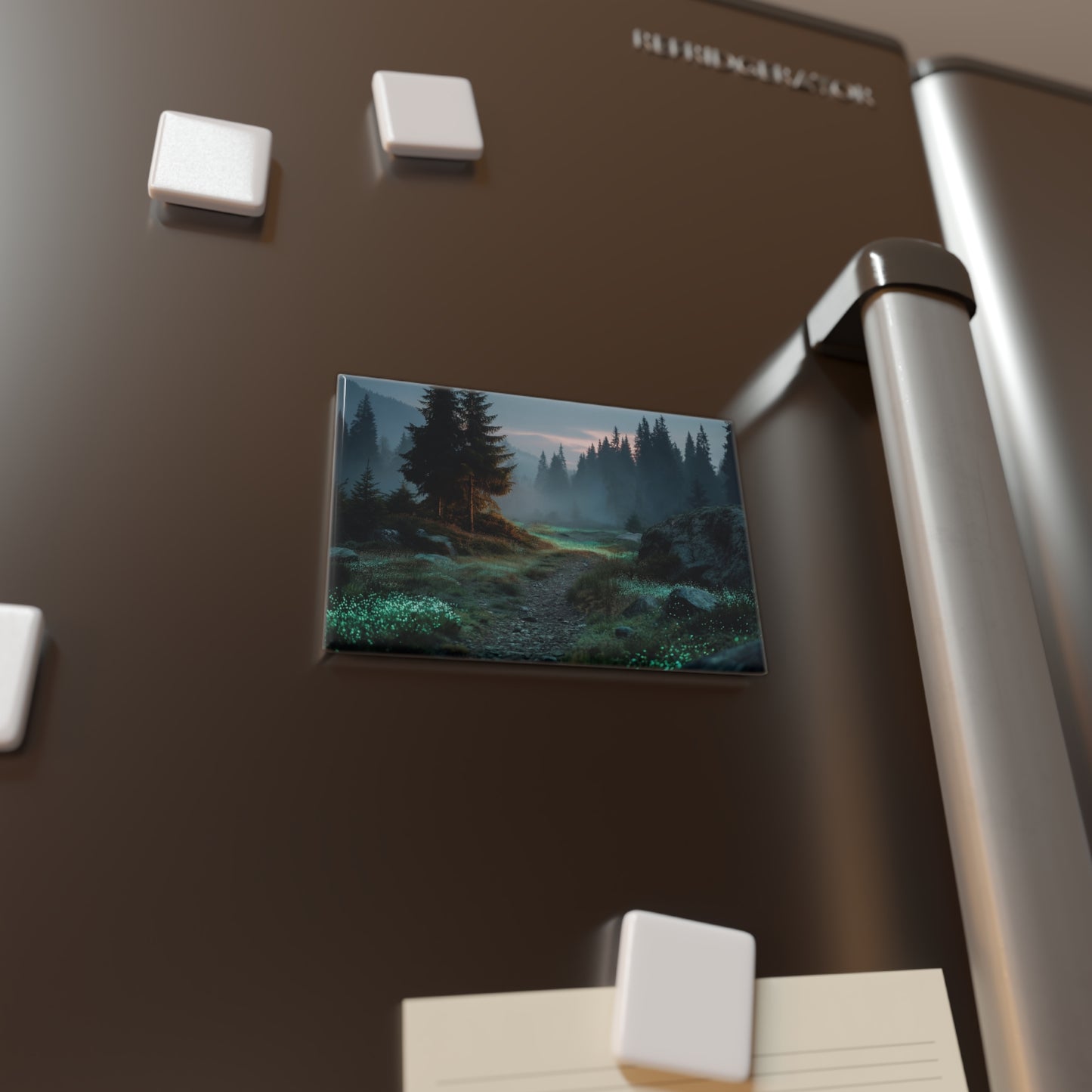 Glowing Moss Path Button Magnet, Rectangle (1 & 10 pcs) – Twilight’s Secret Trail