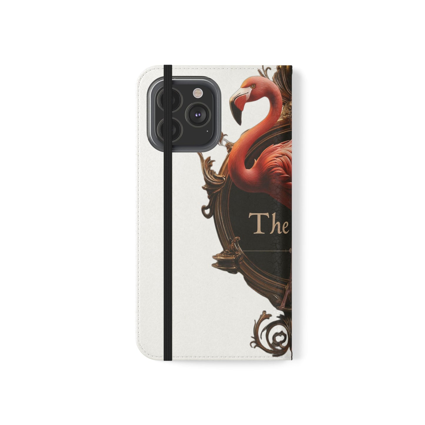 The Ritz Flamingo Flip Cases – Gilded Ornate Frame Art Design