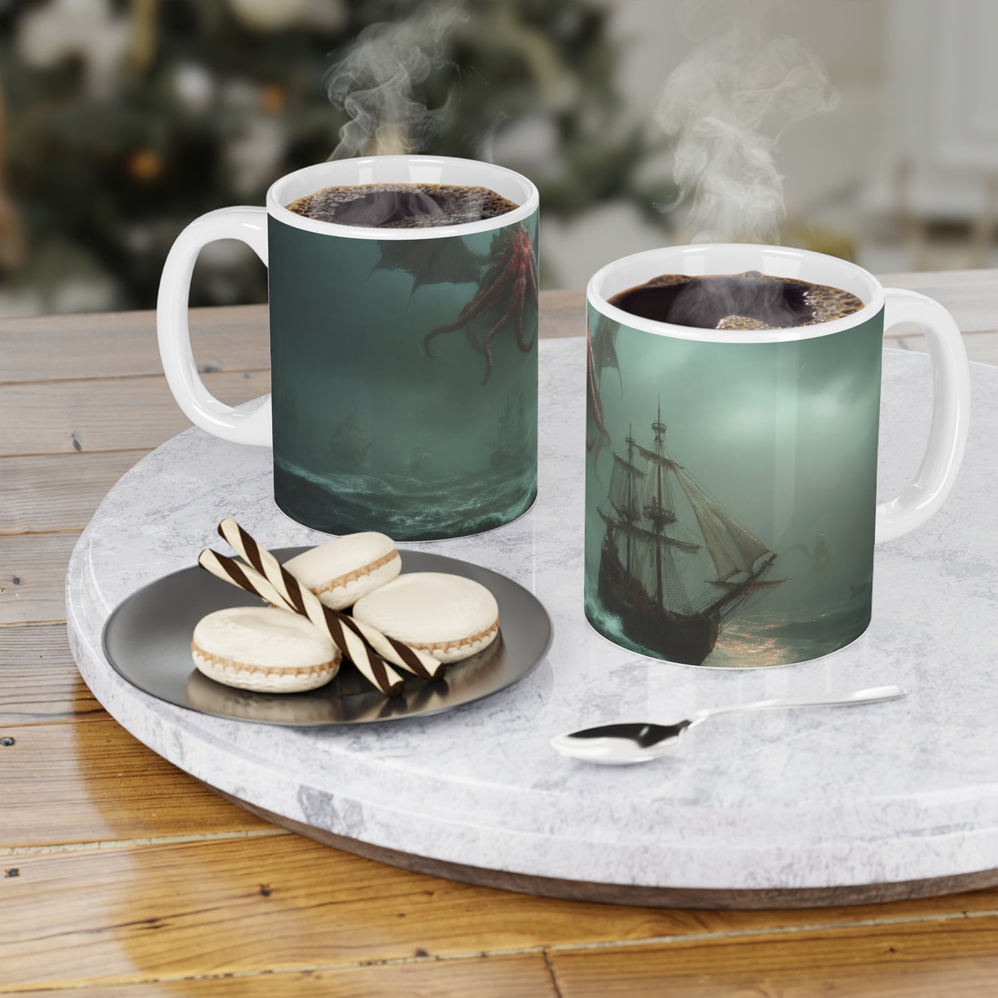 Leviathan’s Roar Ceramic Mugs (11oz\15oz\20oz) – Storm-Swept Ocean Horror