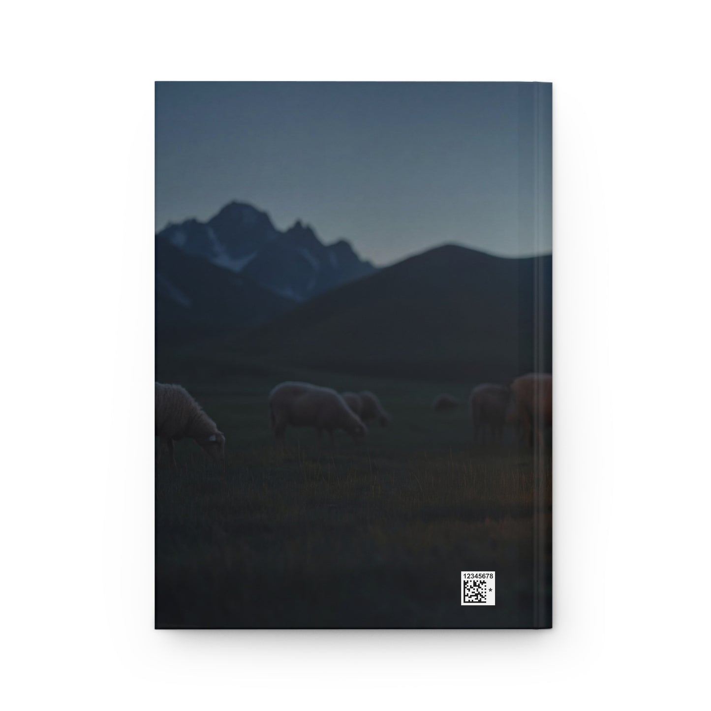 Glowing Mountain Goat Hardcover Journal Matte – Twilight Herder’s Secret