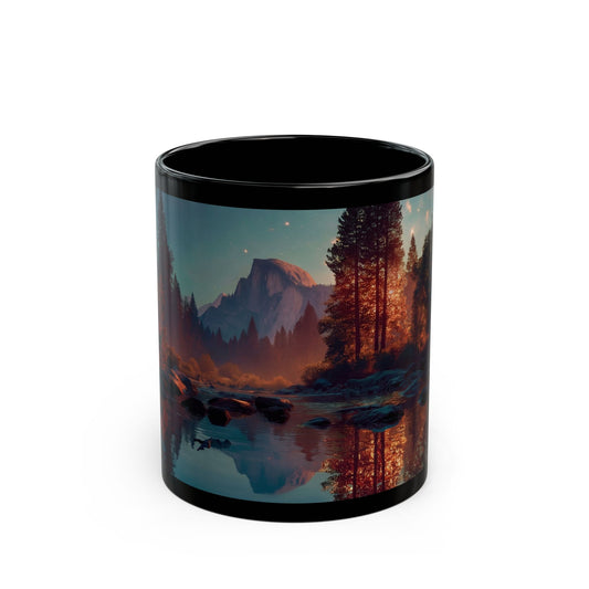 Starlit River Reflection Mug – Half Dome’s Quiet Twilight Glow
