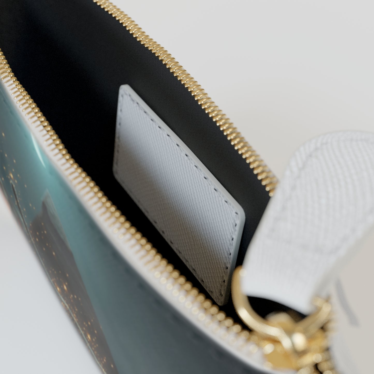 Starlit Cat Mini Clutch Bag – Ancient Nile Dreamscape