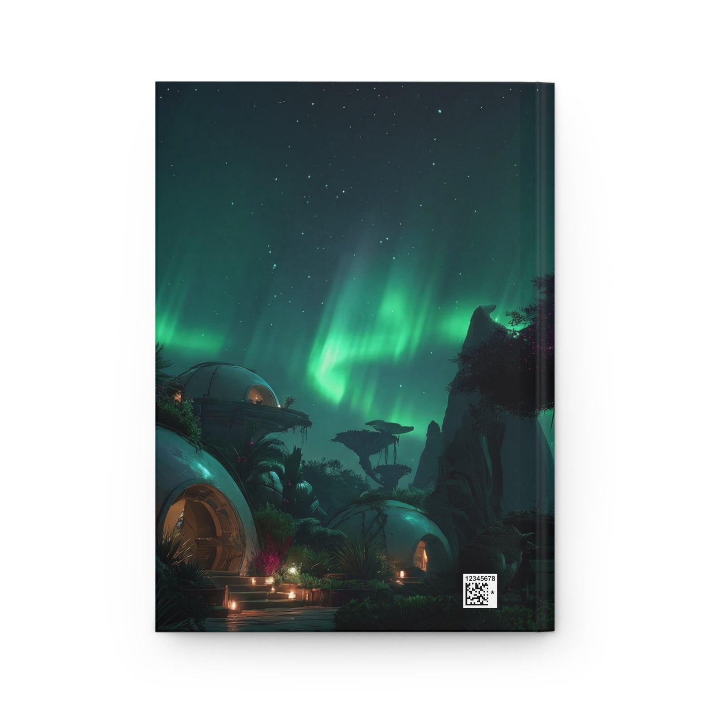 Aurora Grove Hardcover Journal Matte – Where Bioluminescent Trees Whisper