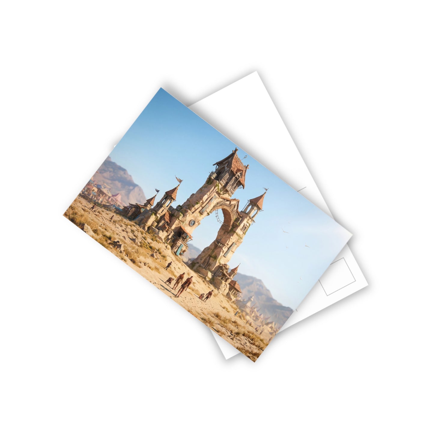 Desert Sentinel Arch Postcards (10pcs) – Sunstone Gateway to the Sand Kingdom