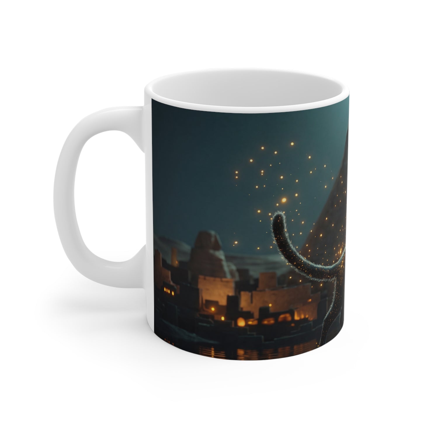 Celestial Cat Ceramic Mugs (11oz\15oz\20oz) – Starlight Walker of the Nile