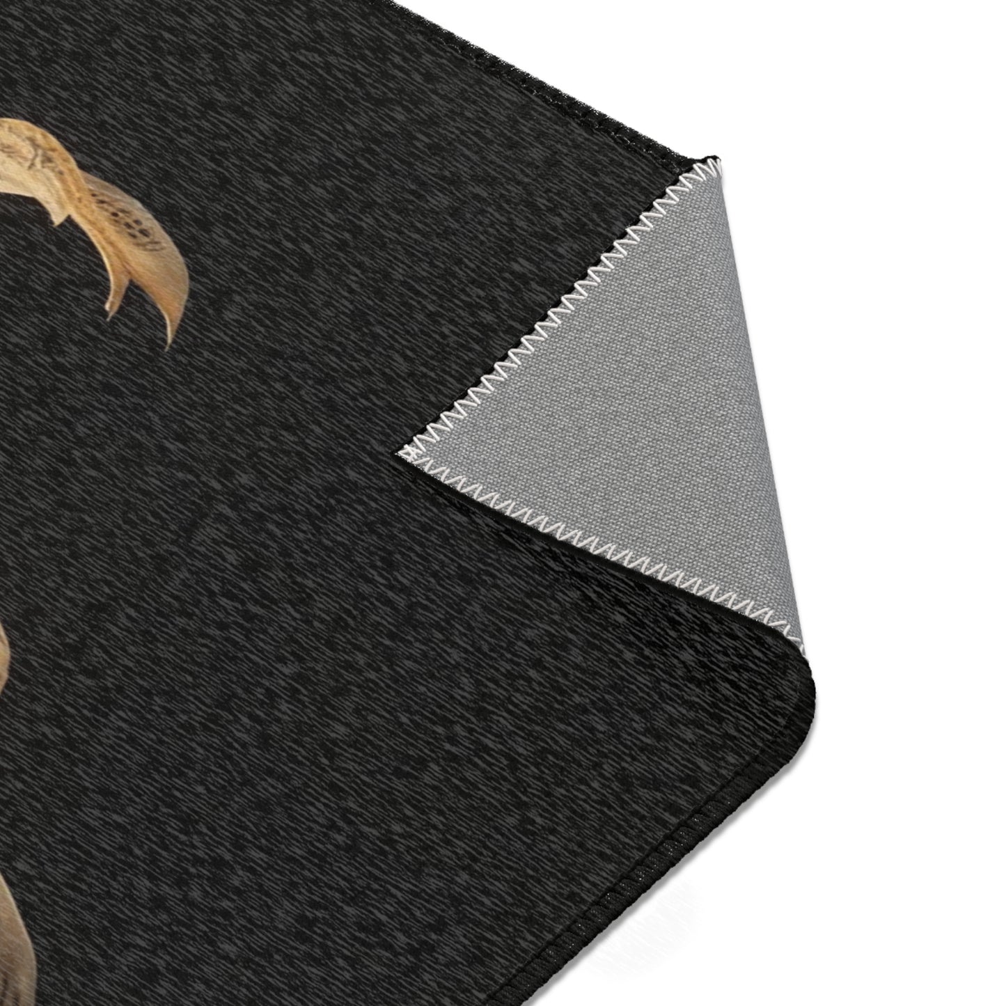 Melodic Muse Area Rug – Whirling Symphony in Golden Notes