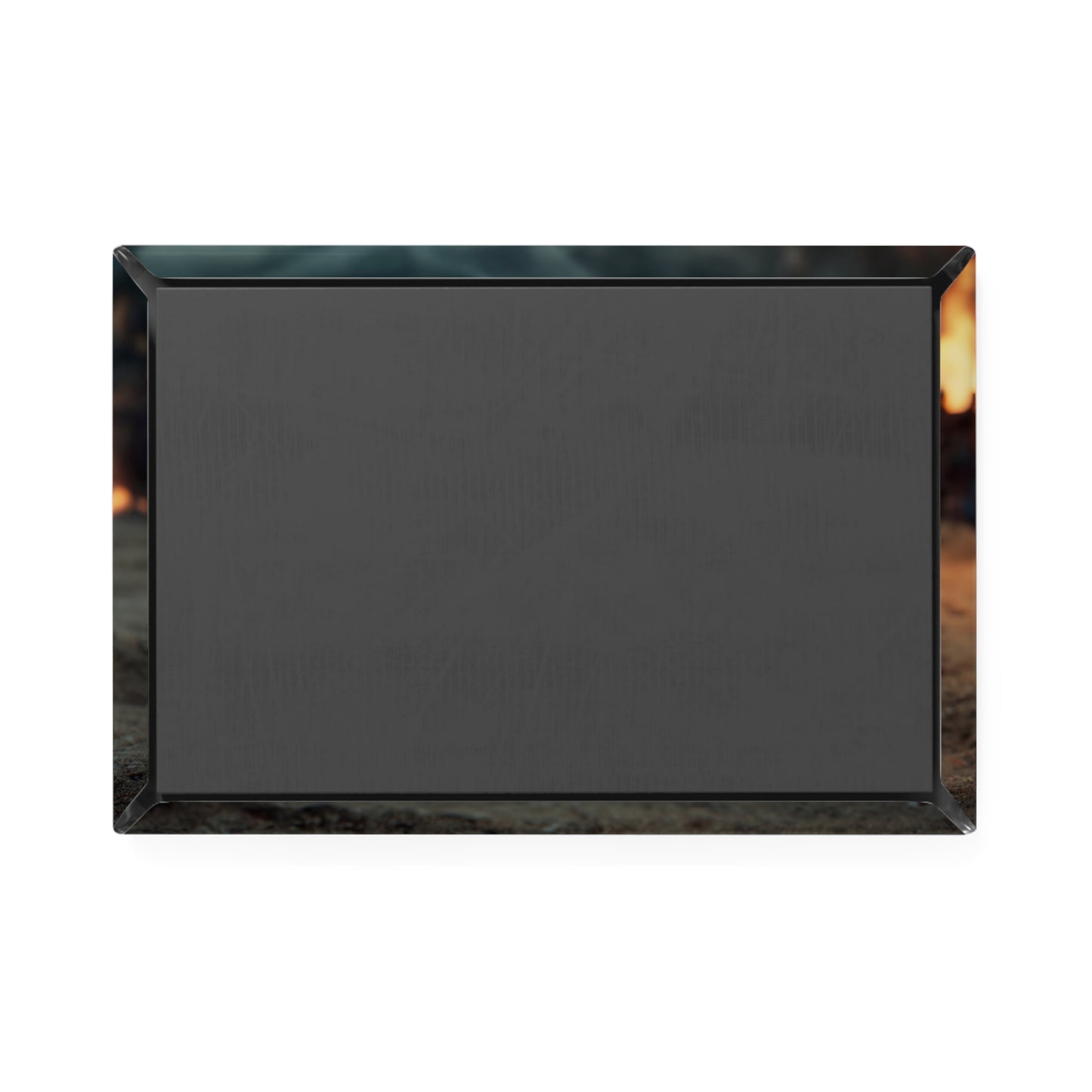 Hourglass of Fate Button Magnet, Rectangle (1 & 10 pcs) – Cyan Sands of an Ending Battle
