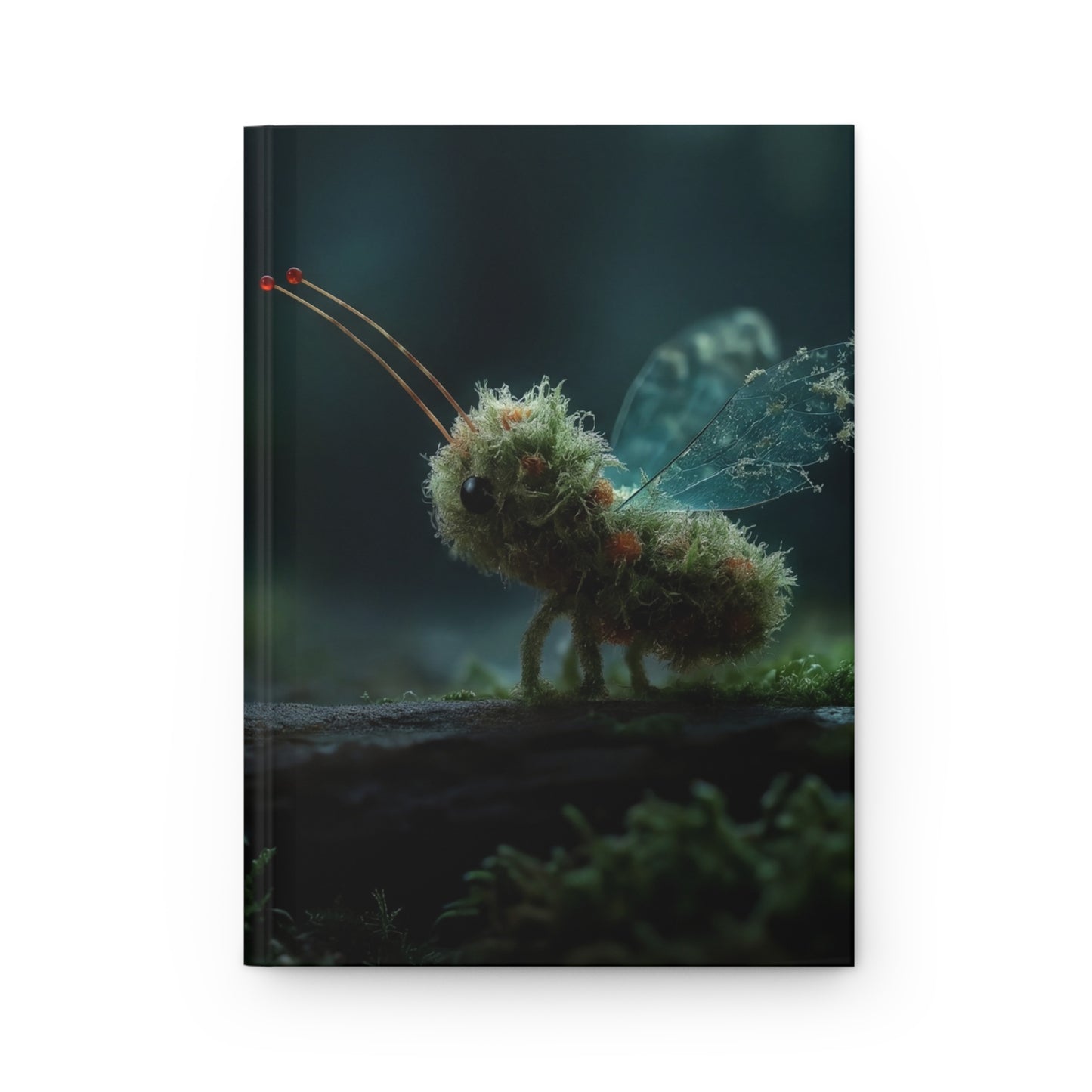 Mossy Forest Fairy Hardcover Journal Matte – Whispering Undergrowth Companion