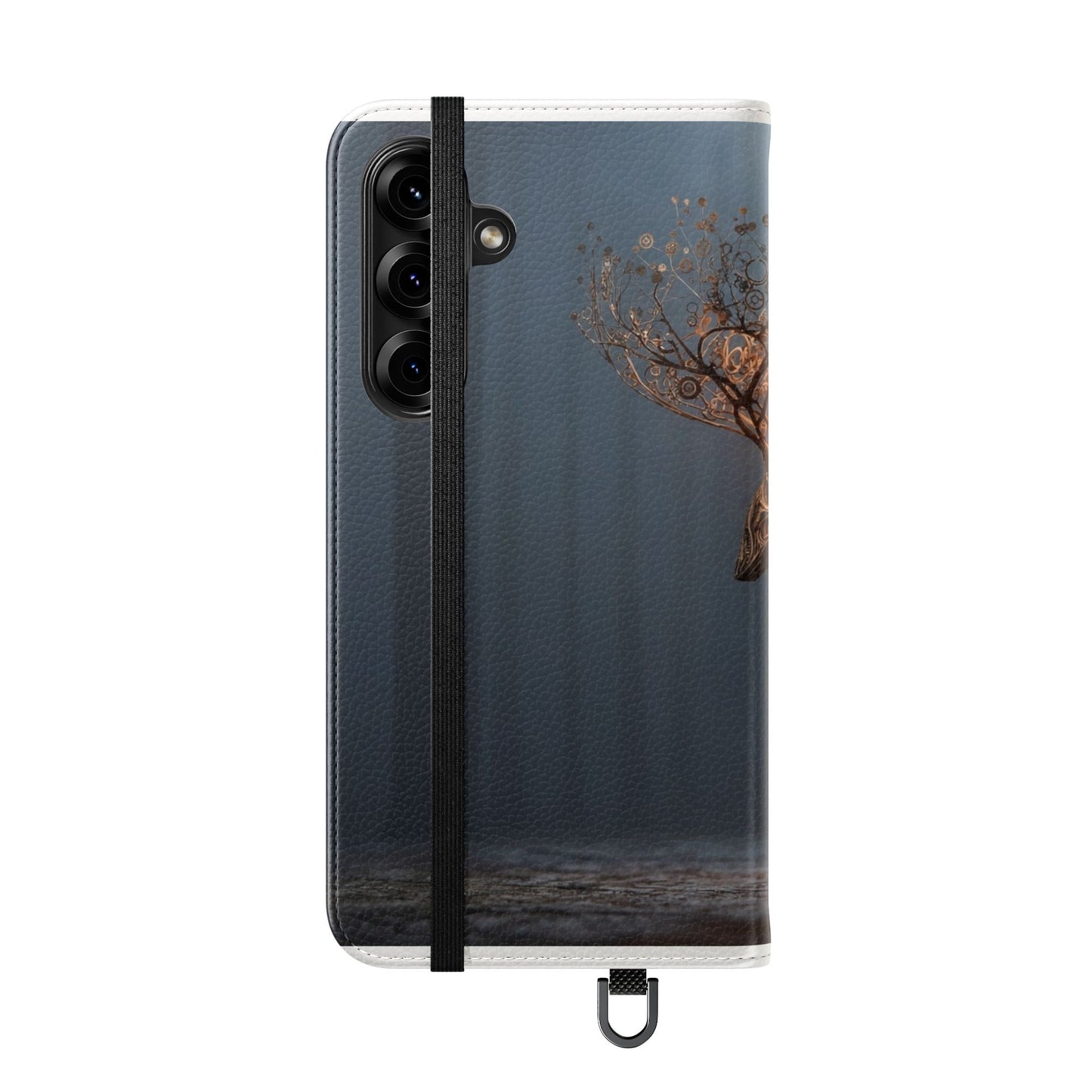 Mechanical Deer Flip Cases – Gears and Twilight Forest Guardian