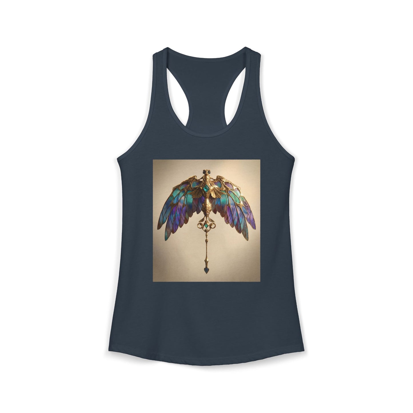 Stained Glass Griffin Racerback Tank – Opal Winged Guardian Artwear