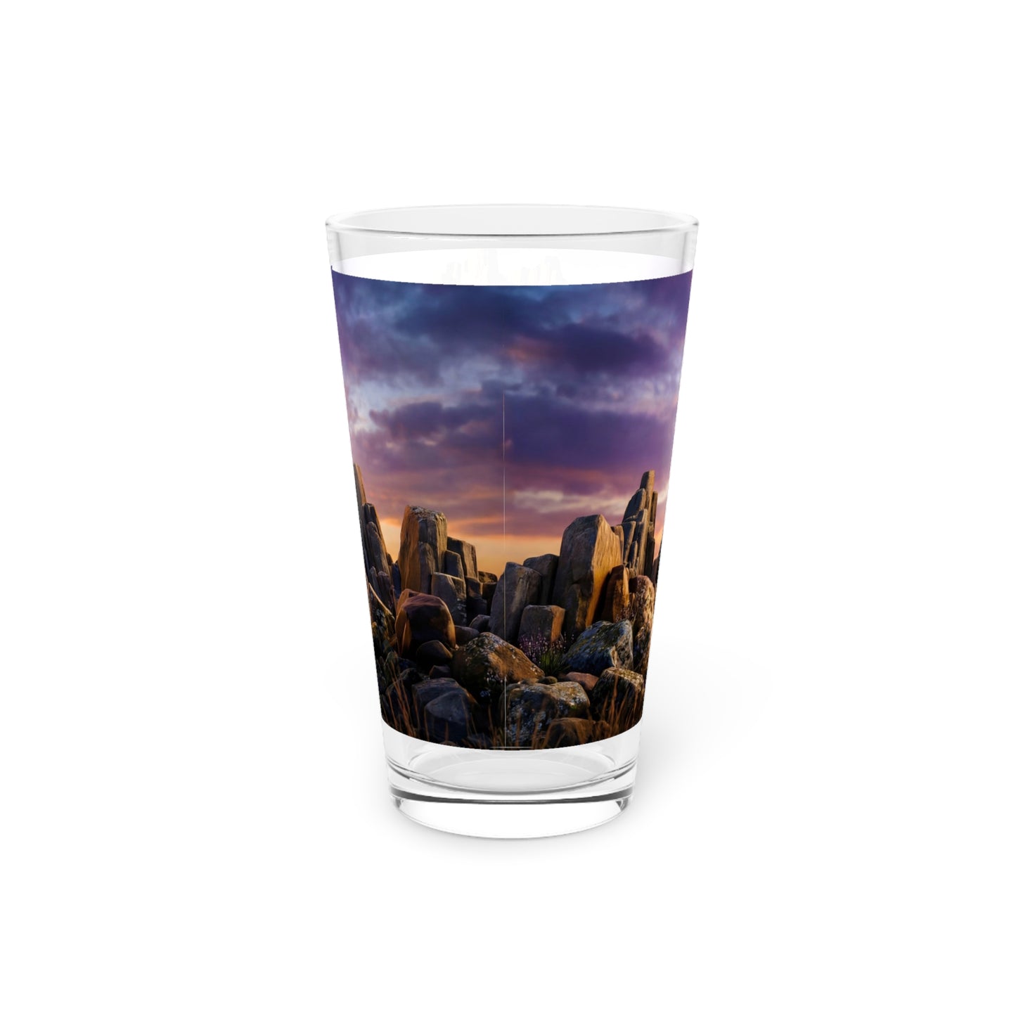 Celestial Stone Archway Pint Glass – Gateway to Golden Light