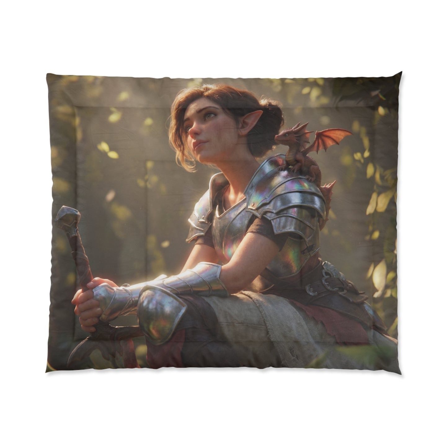 Elf Knight Comforter – Dragon Sentinel Forest Rest