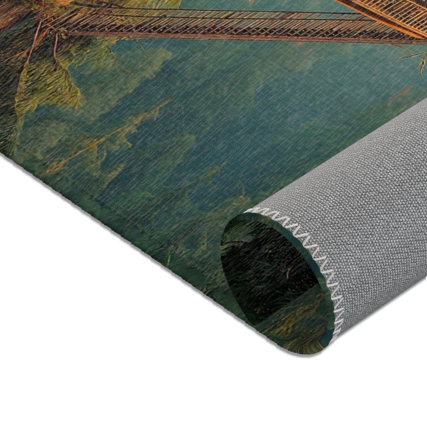 Treehouse Sanctuary Area Rug – Sunlit Forest Retreat