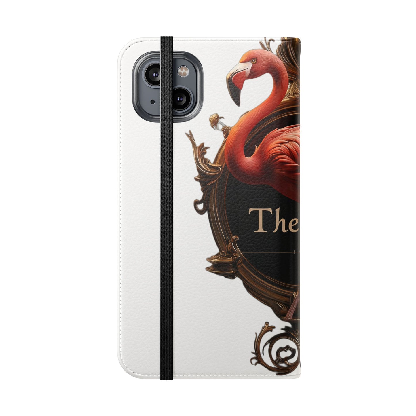 The Ritz Flamingo Flip Cases – Gilded Ornate Frame Art Design
