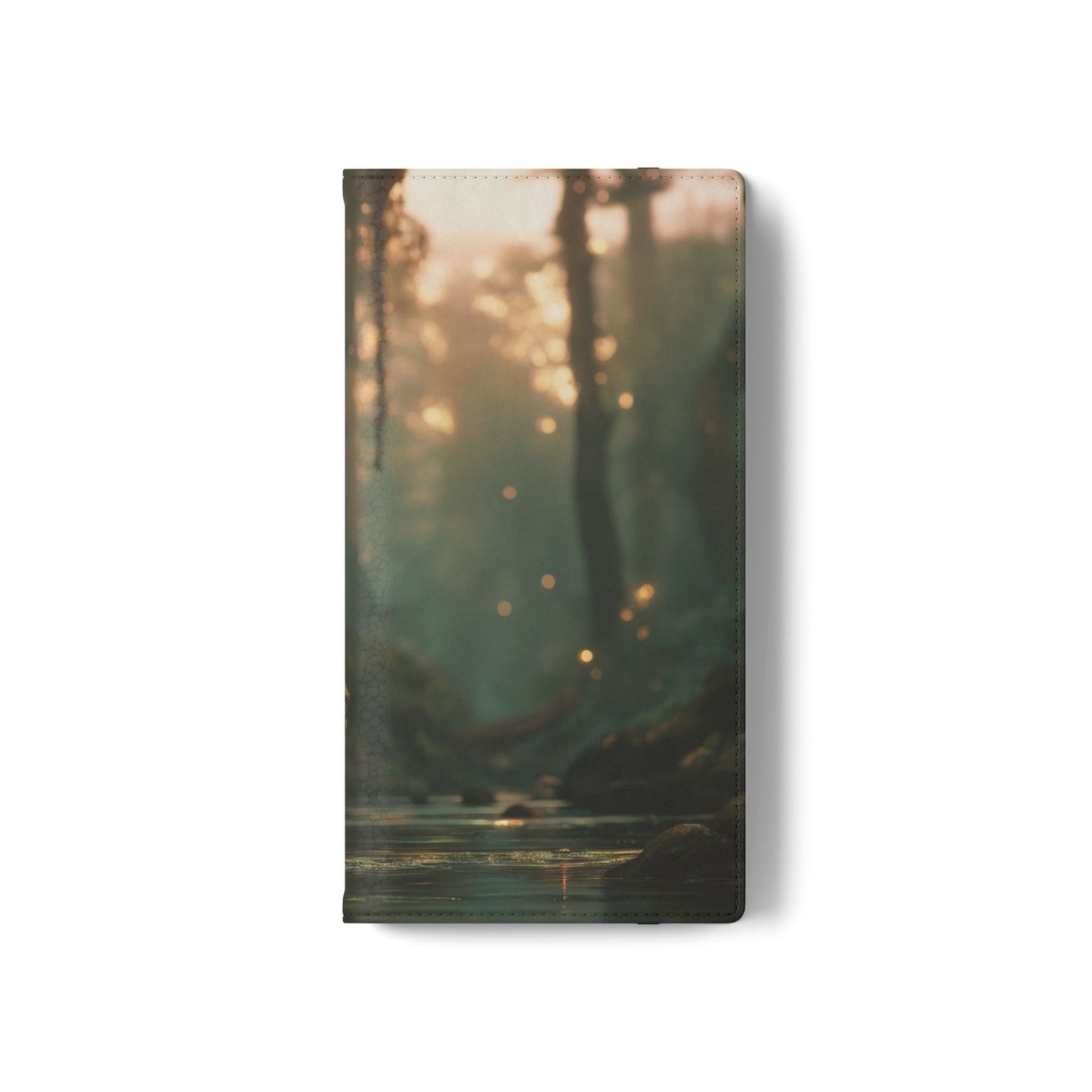Mossy Bank Fairy Flip Cases – Golden Hour Sentinel Portrait