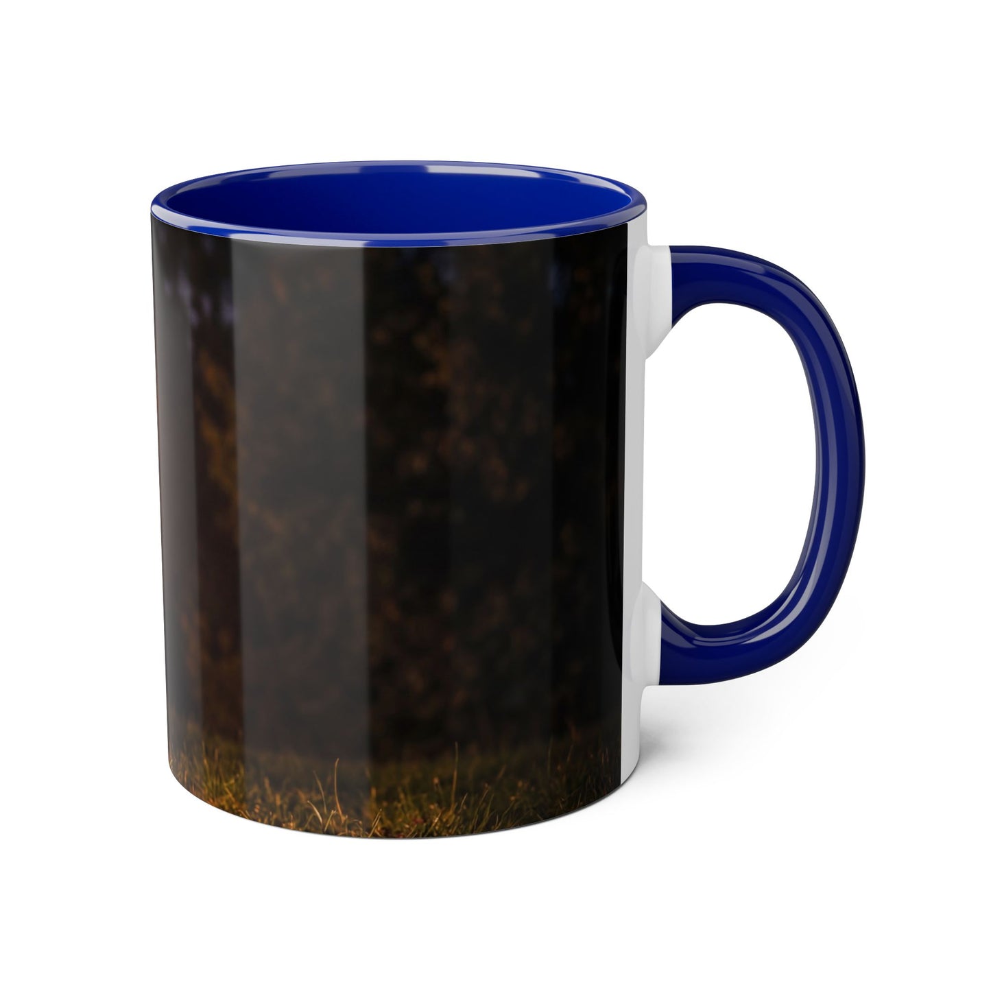 Prism Deer Accent Mugs, 11oz – Neon Spirit of the Night Meadow