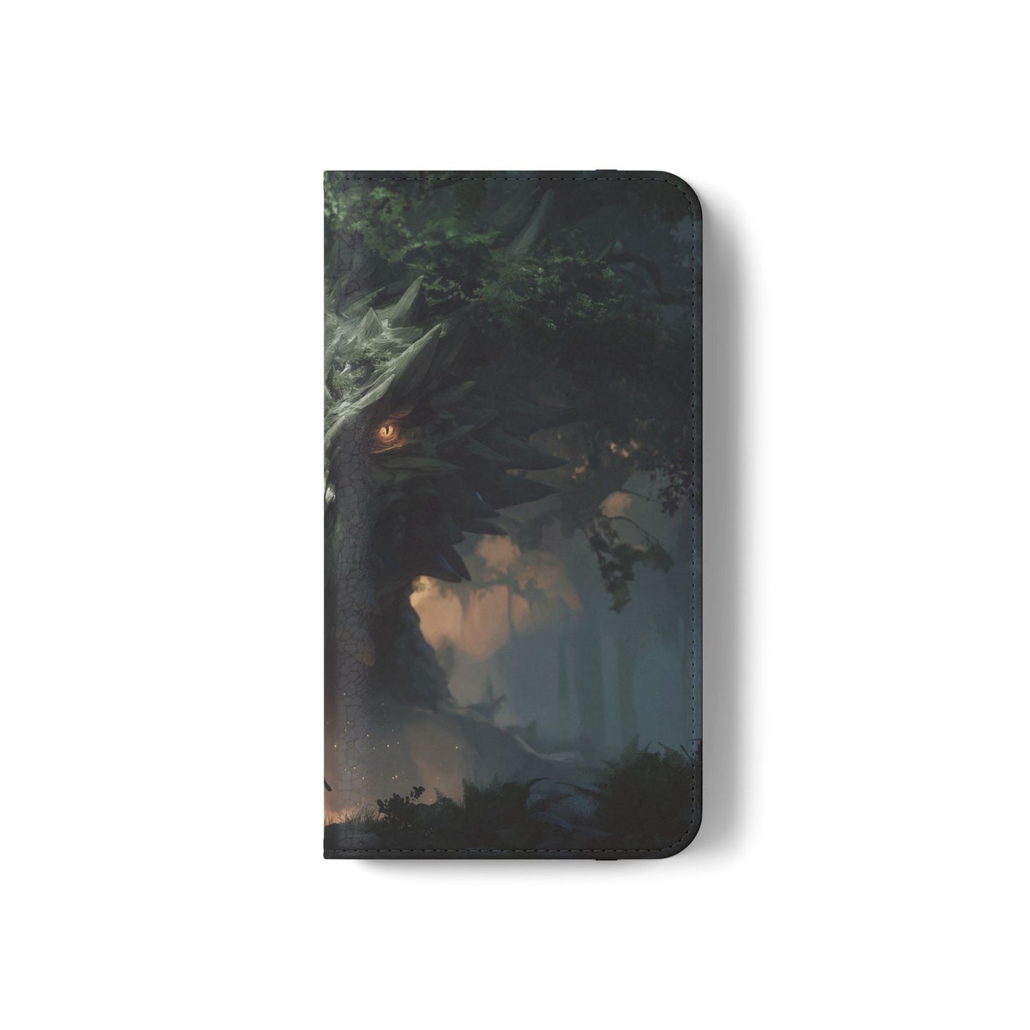 Guardian Beast Flip Cases – Moss-Clad Titan Facing the Wanderer