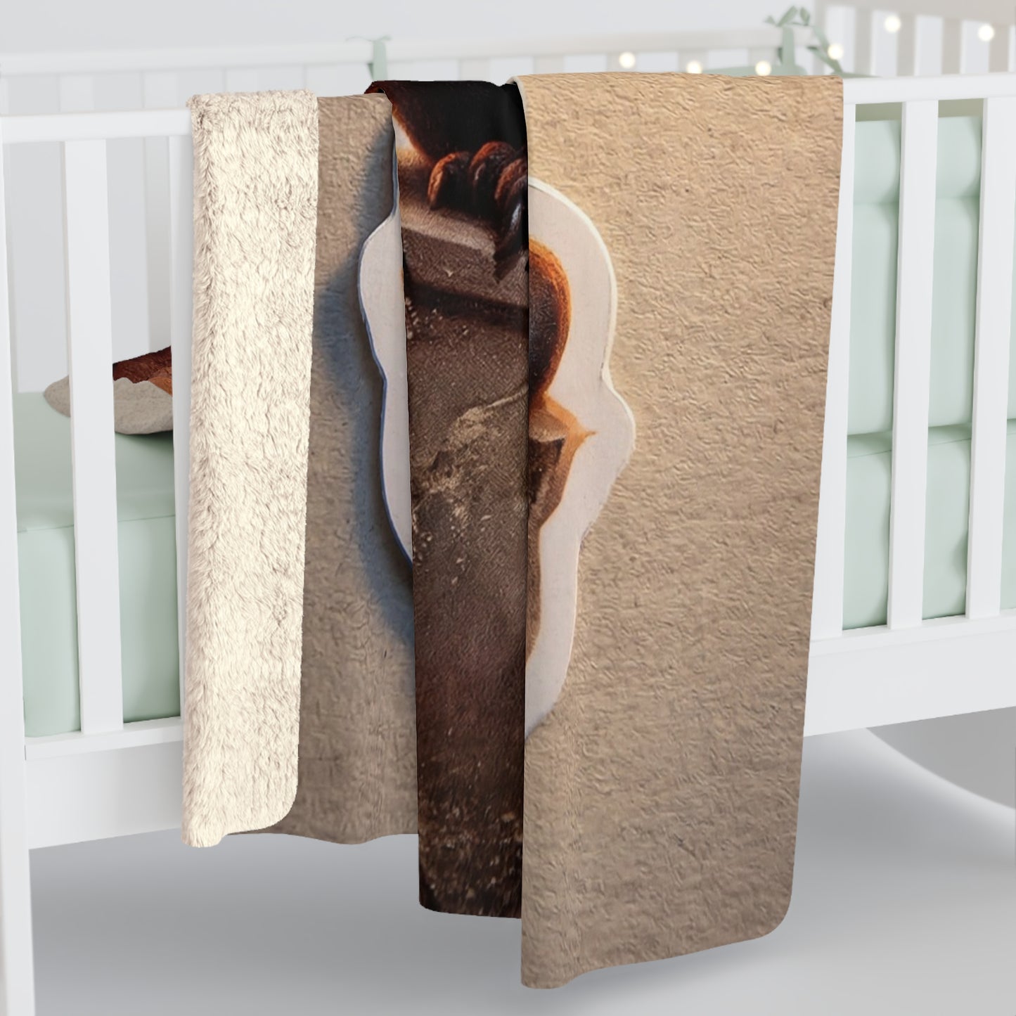 Ember Wing Batcat Sherpa Fleece Blanket – Twilight Guardian Sticker Art