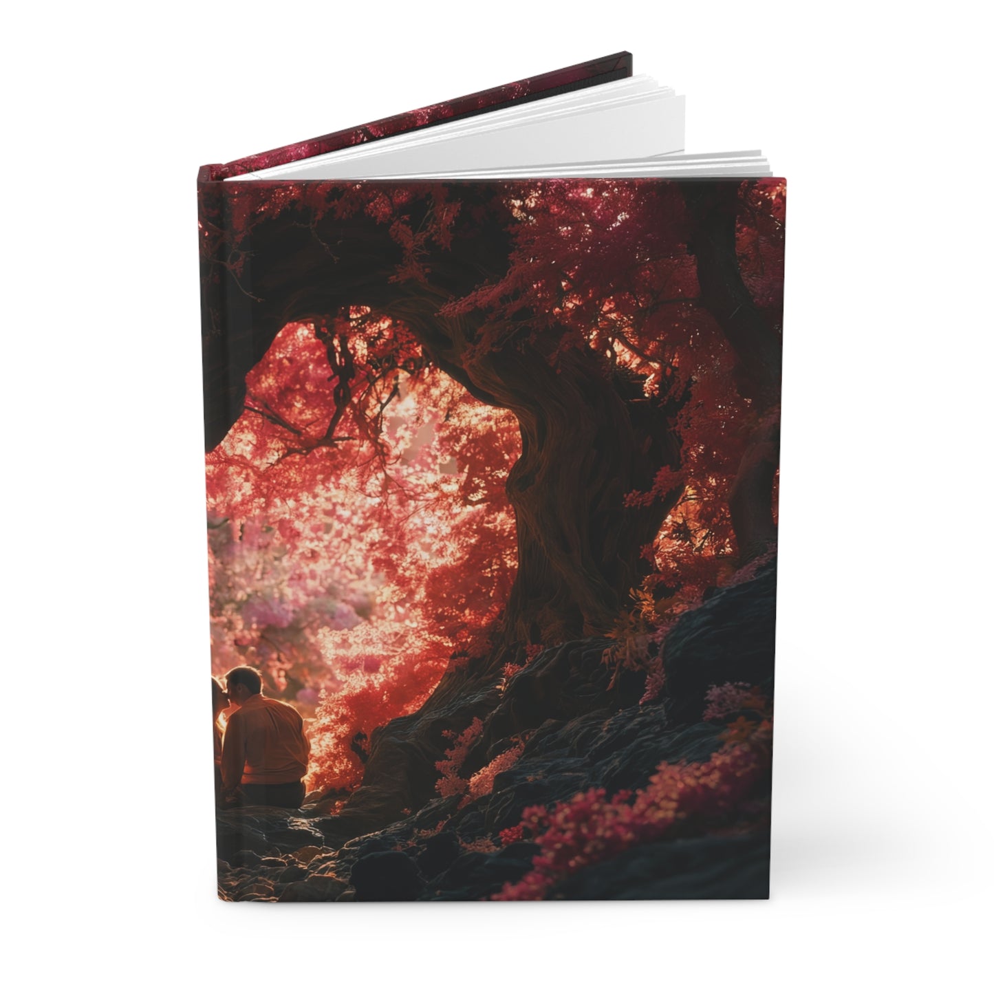 Crimson Canopy Journal – Whispering Forest Love Scene